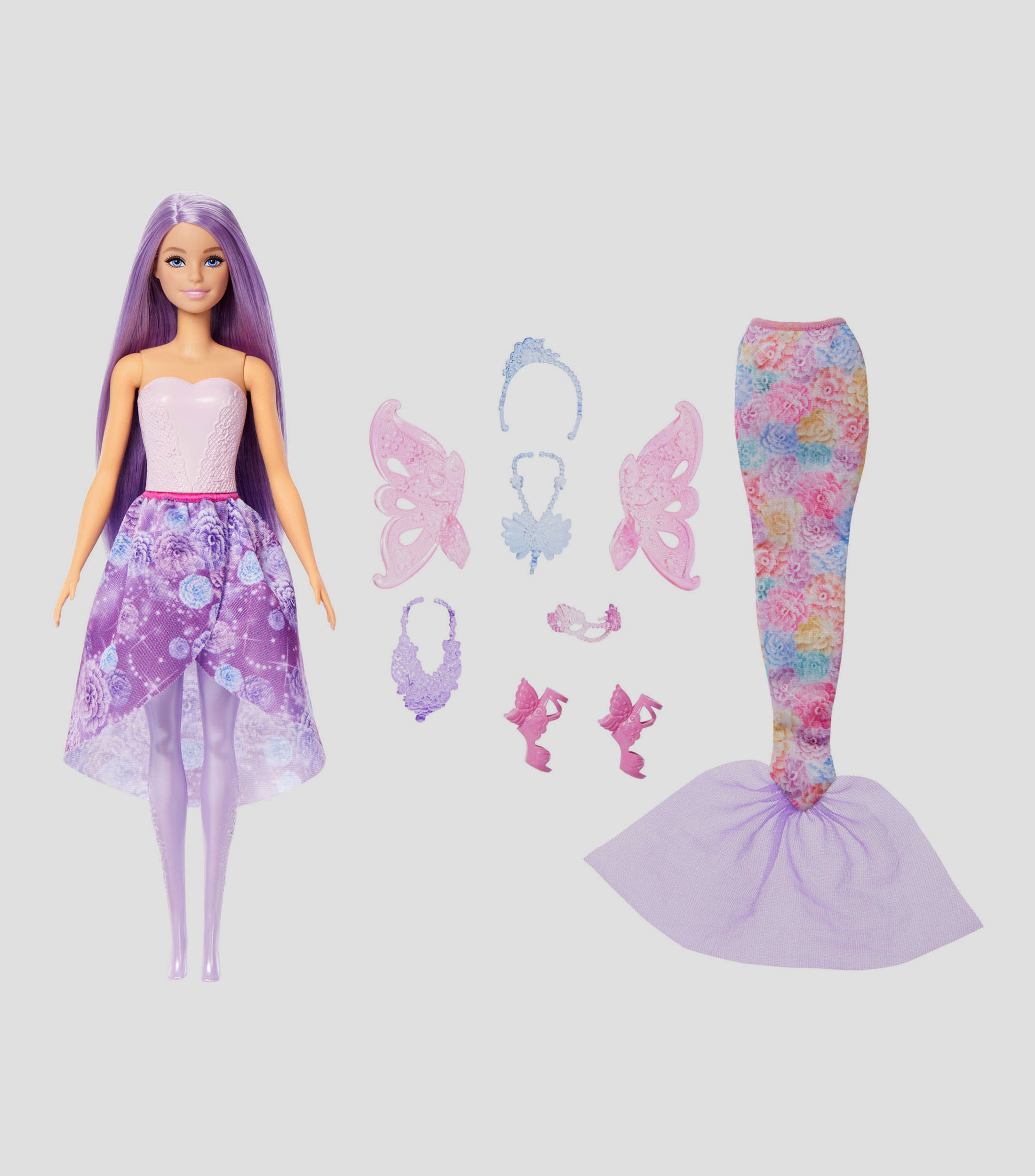 Muneca Barbie Looks Hada y Sirena.
