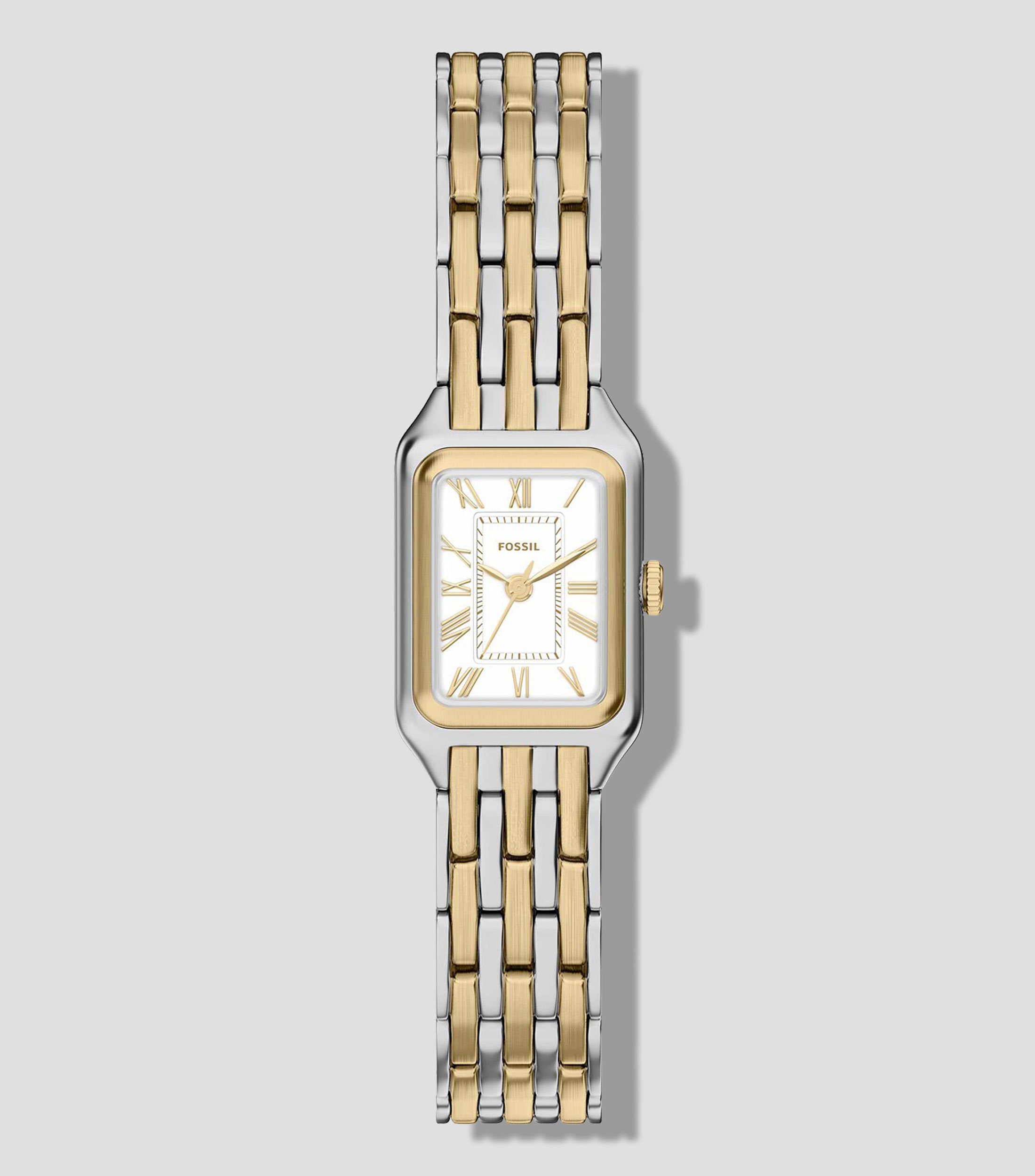 Reloj para Mujer Raquel Casual Blanco, Dorado