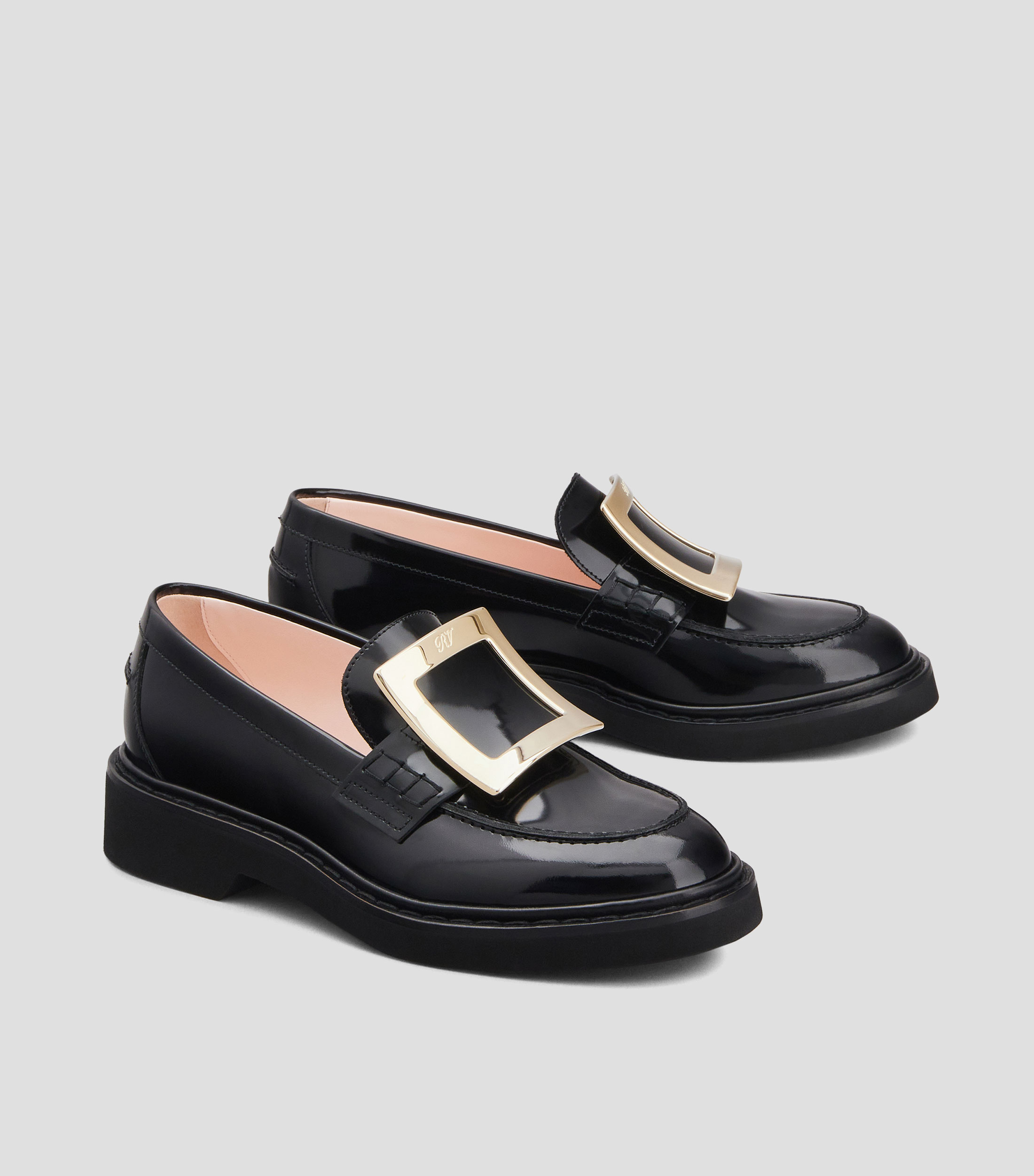 Mocasines en piel Viv' Rangers hebilla Mujer