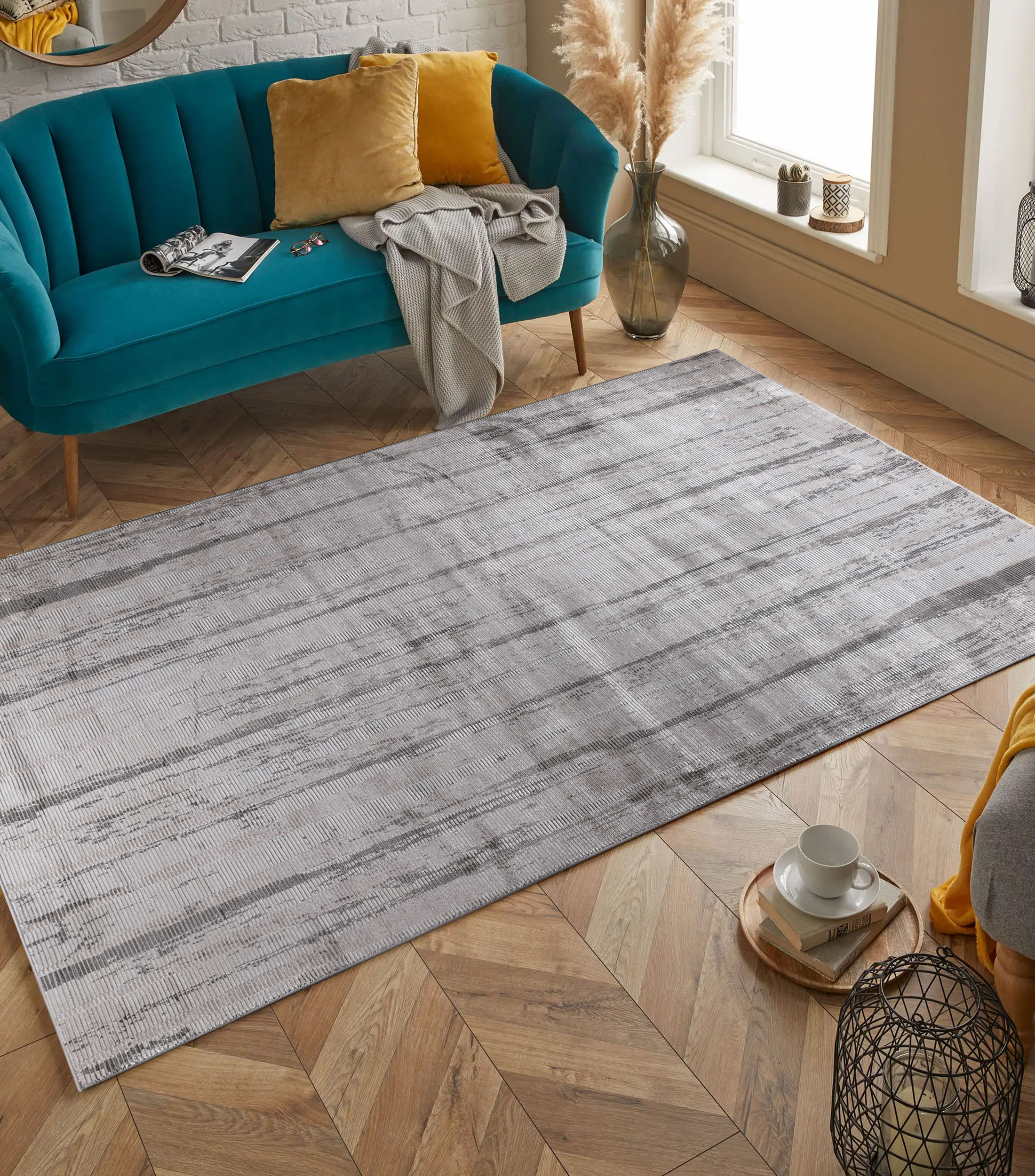 Tapete decorativo New Flo en poliéster 300 x 400 cm