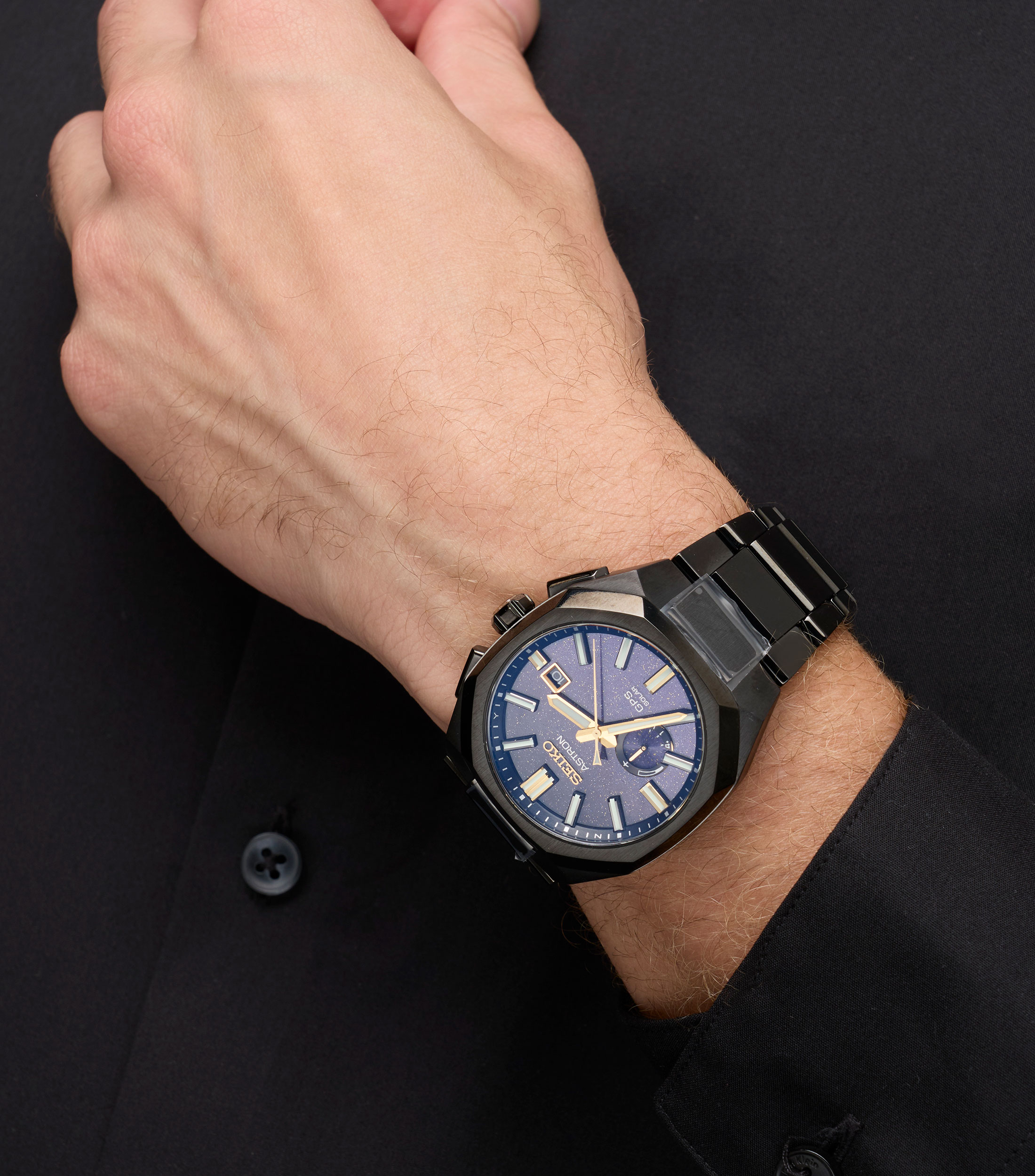Reloj para Hombre Astron Solar GPS edición especial negro