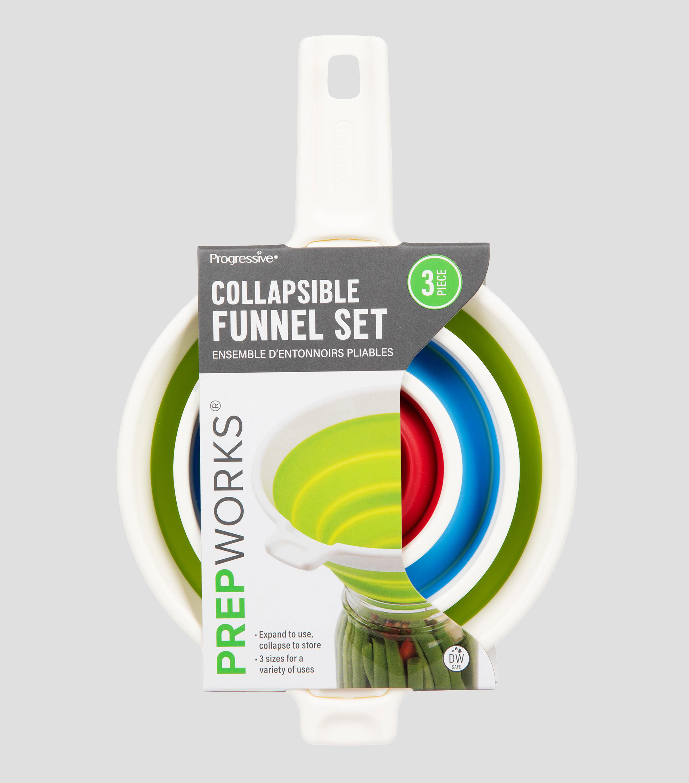 Set 3 embudos colapsables