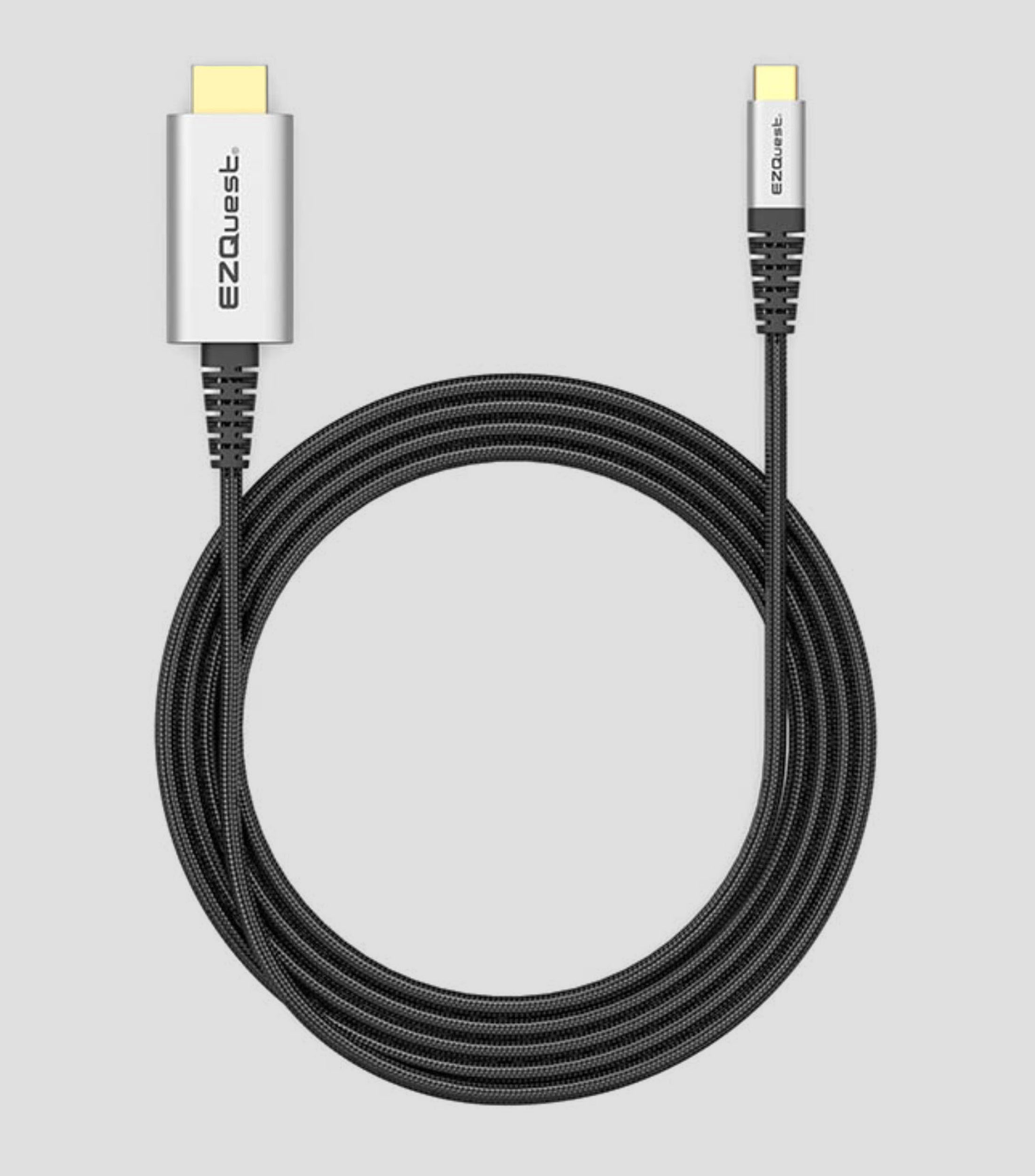 Cable USB-C a HDMI Negro 2.2 m