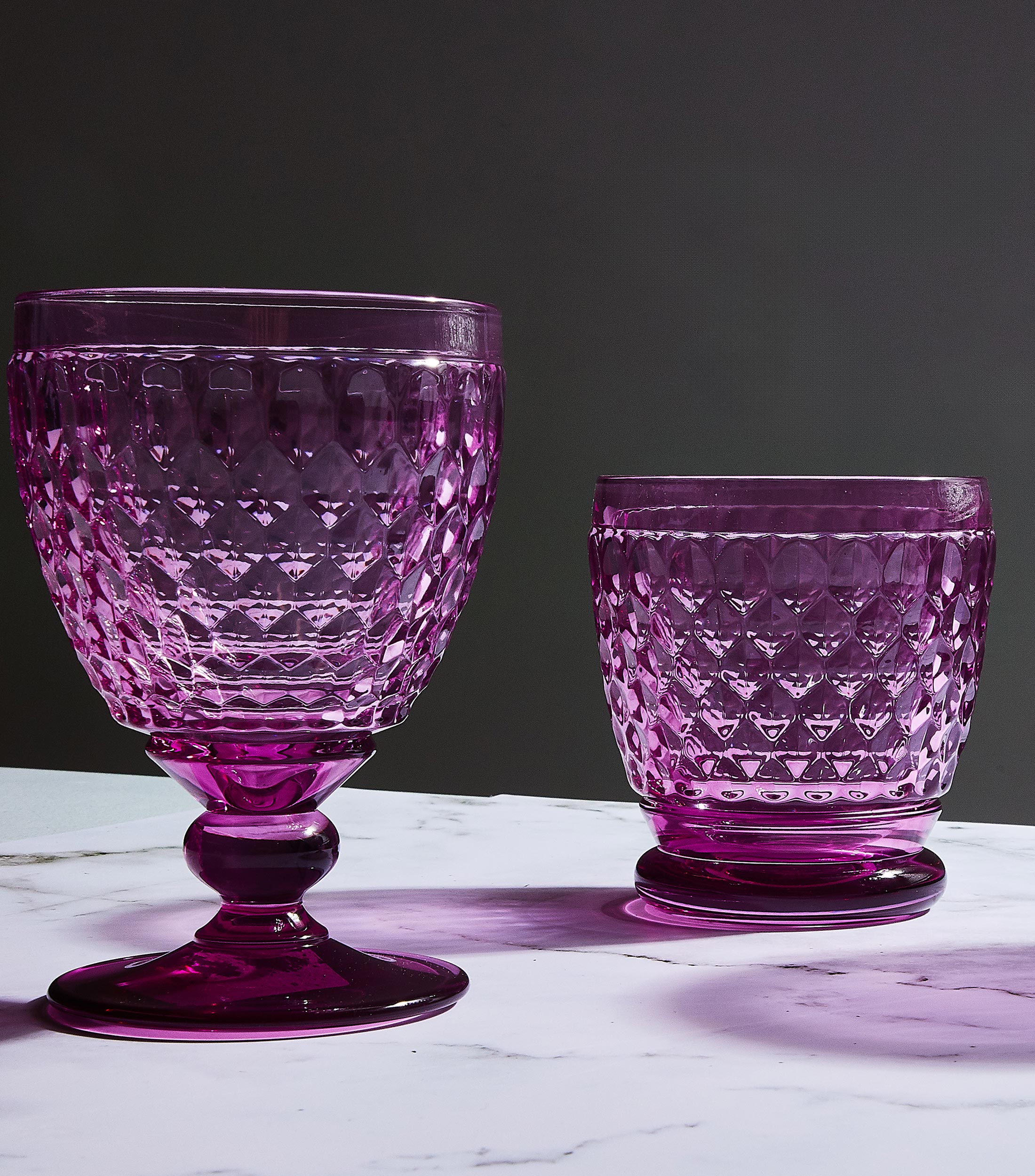 Set 4 copas para vino tinto Boston Morado