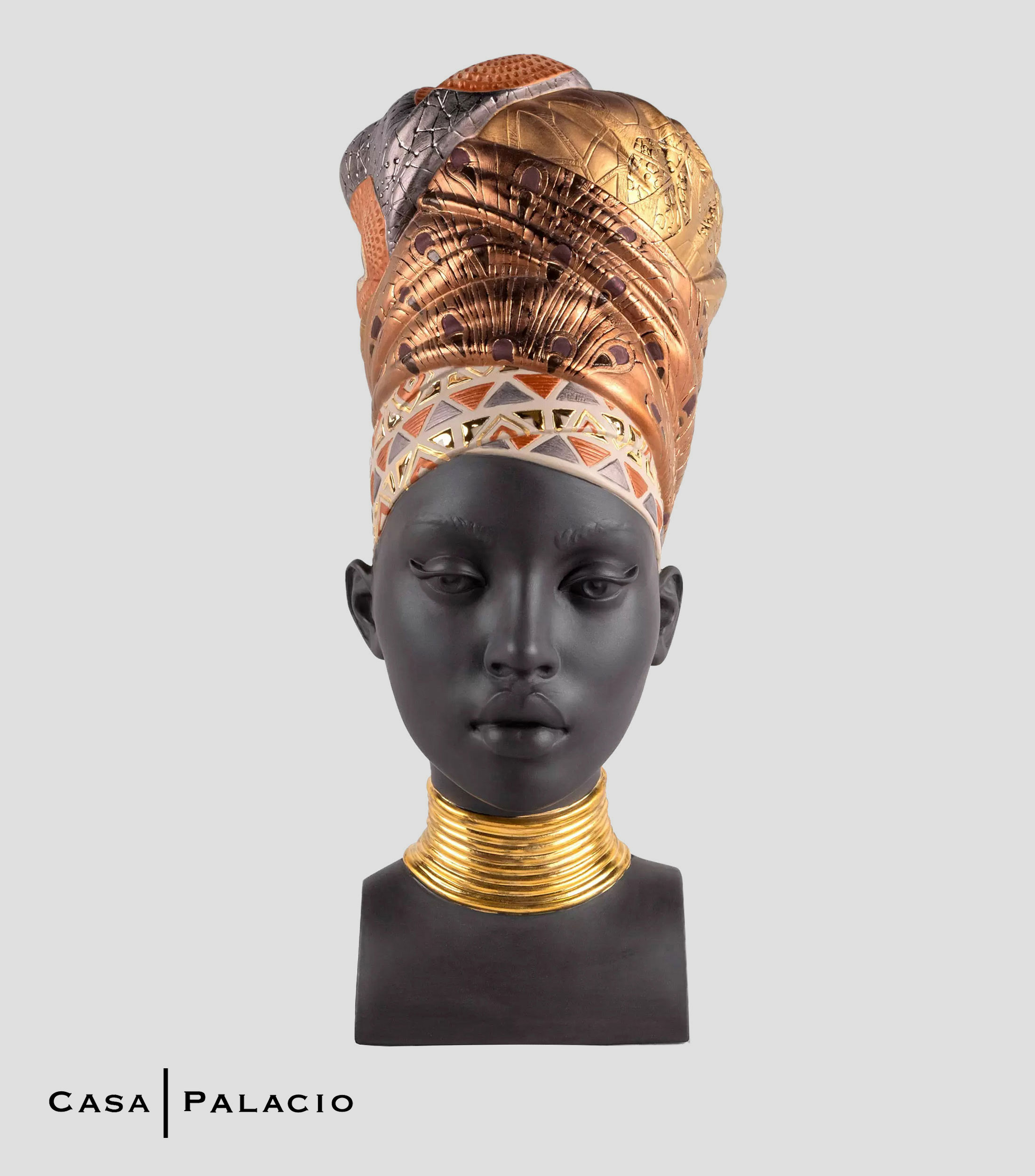 Escultura Alma Africana en porcelana