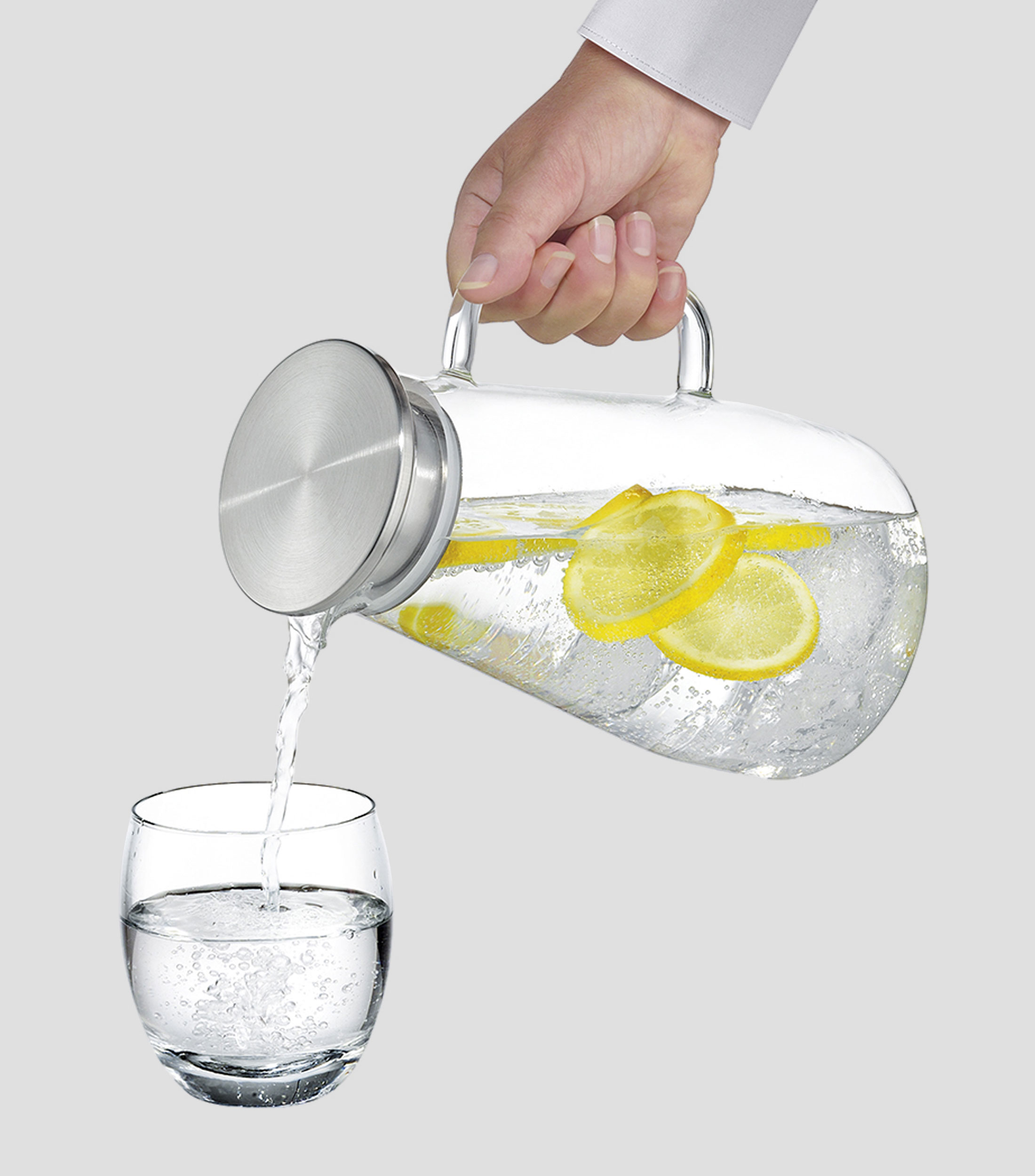 Jarra De Agua Con Colador De Acero