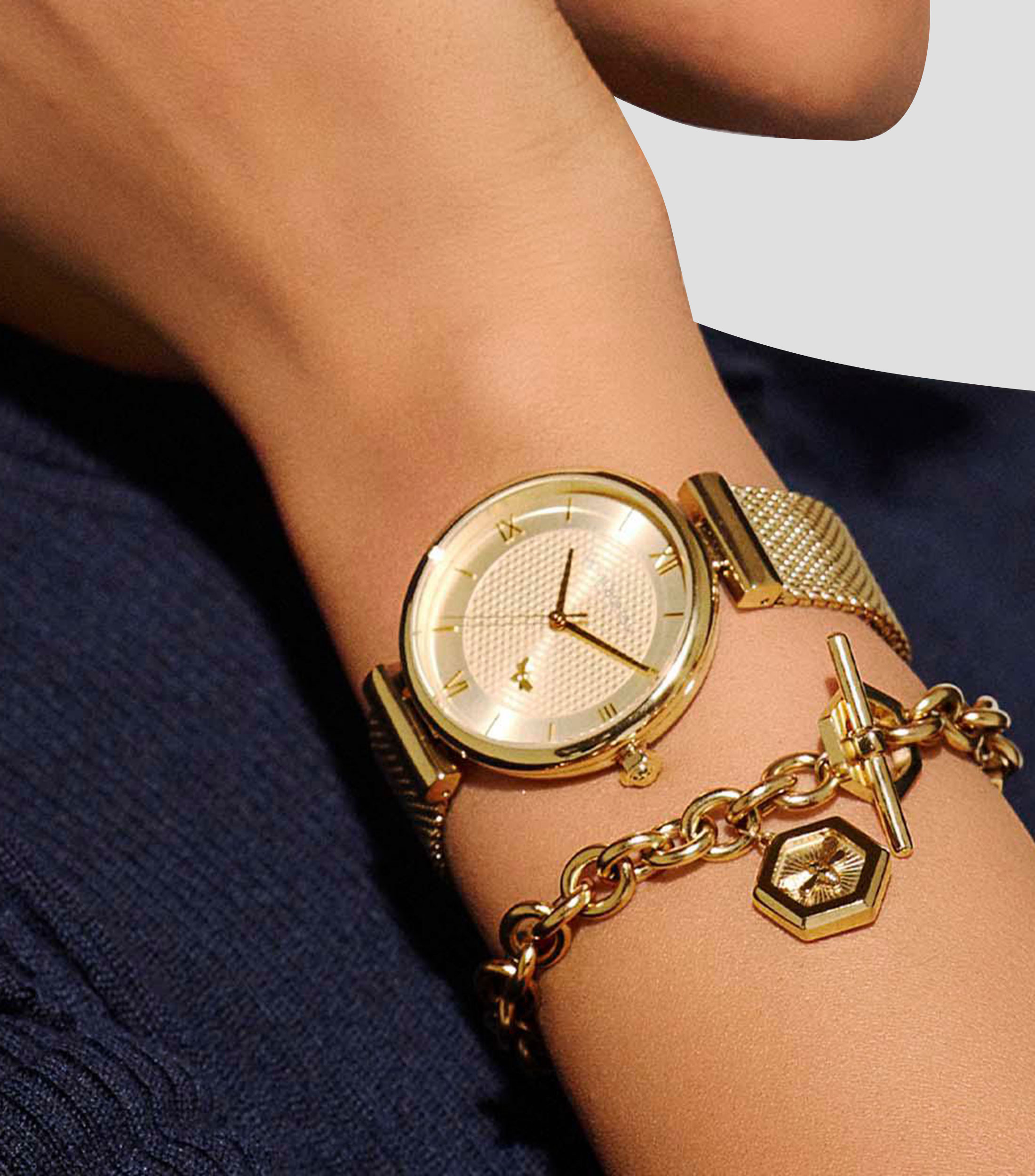 Reloj para Mujer Minima Bee Casual Dorado