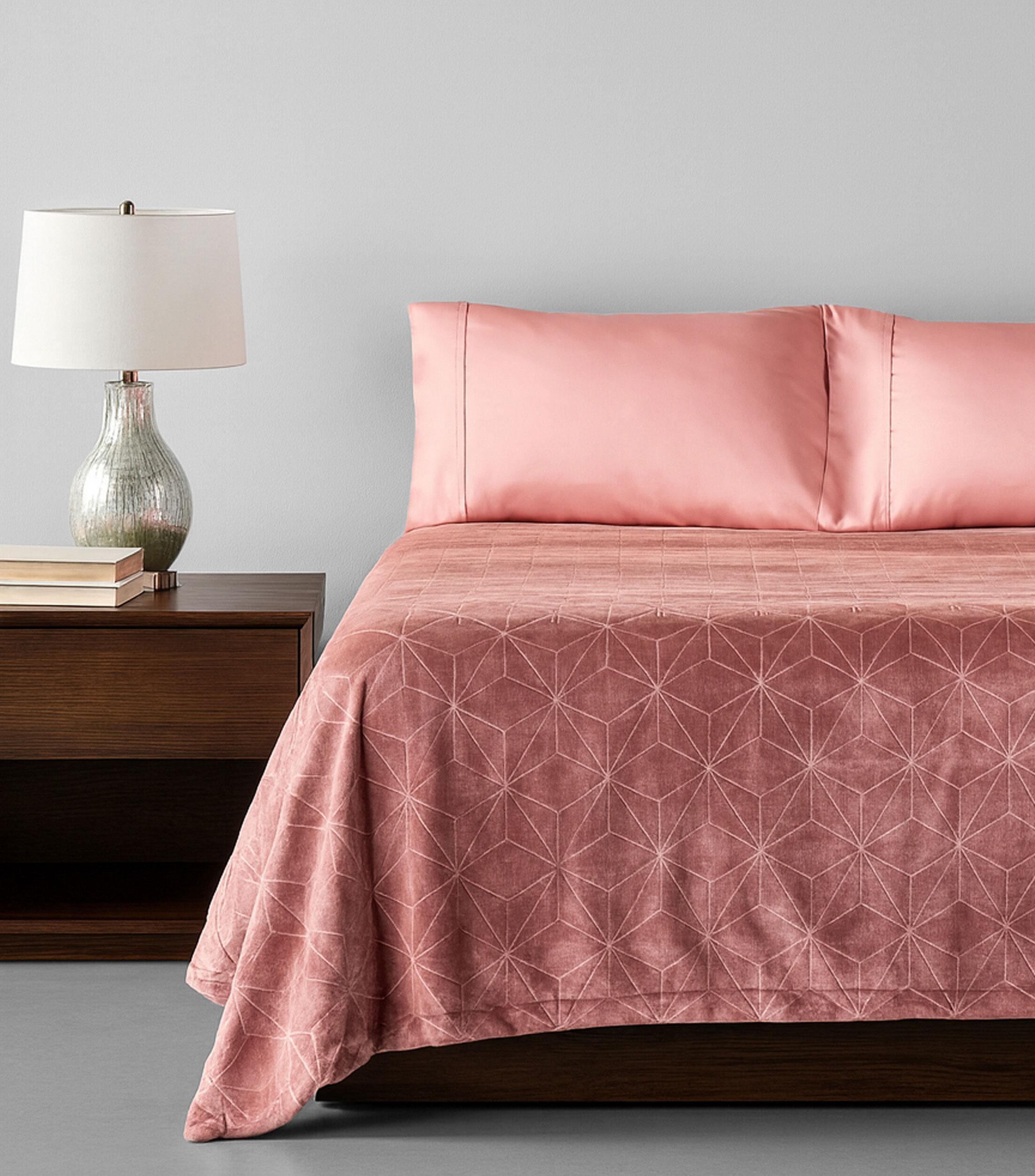 Cobertor queen size Canada palo de rosa