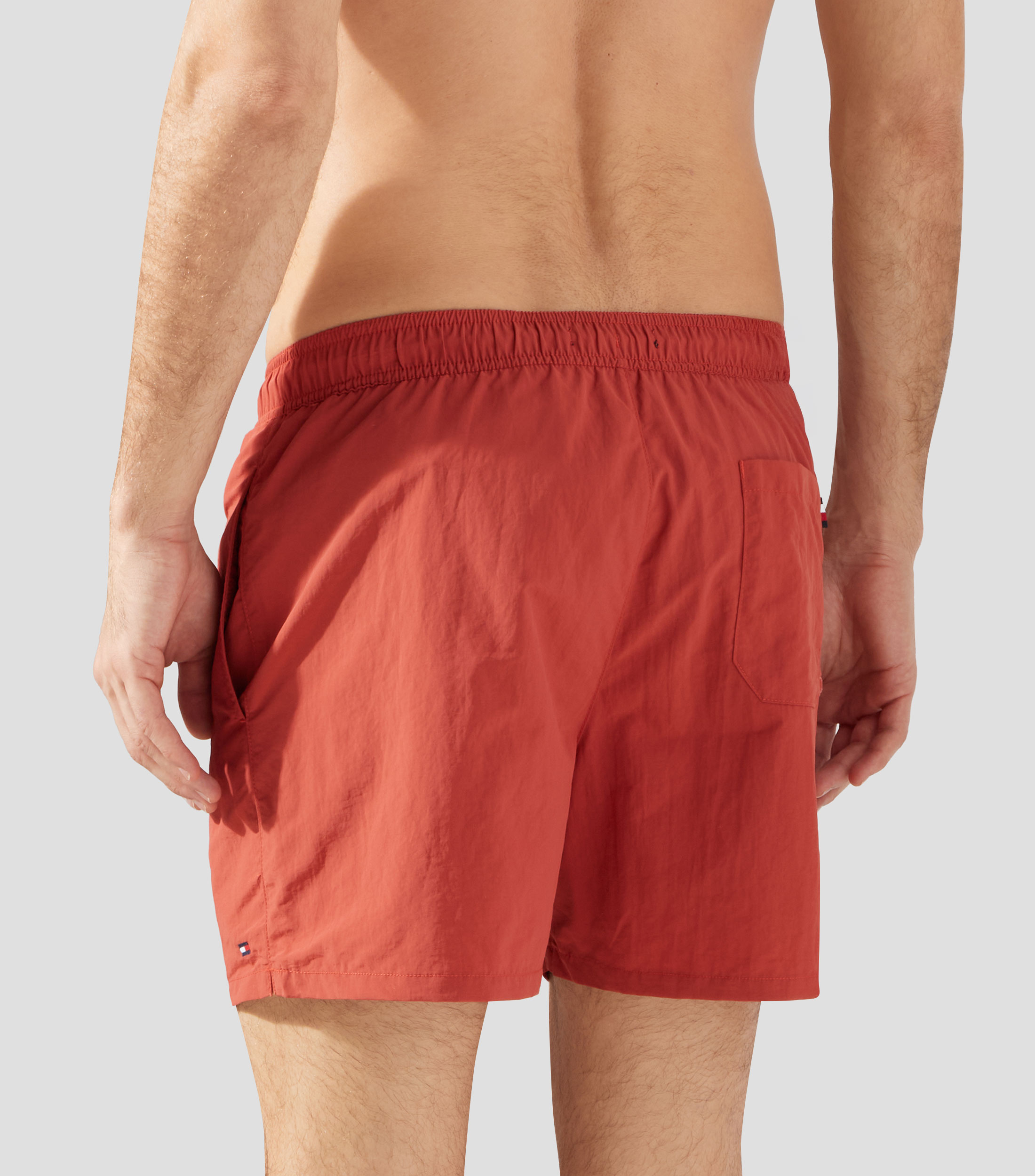 Traje de baño corto liso Hombre