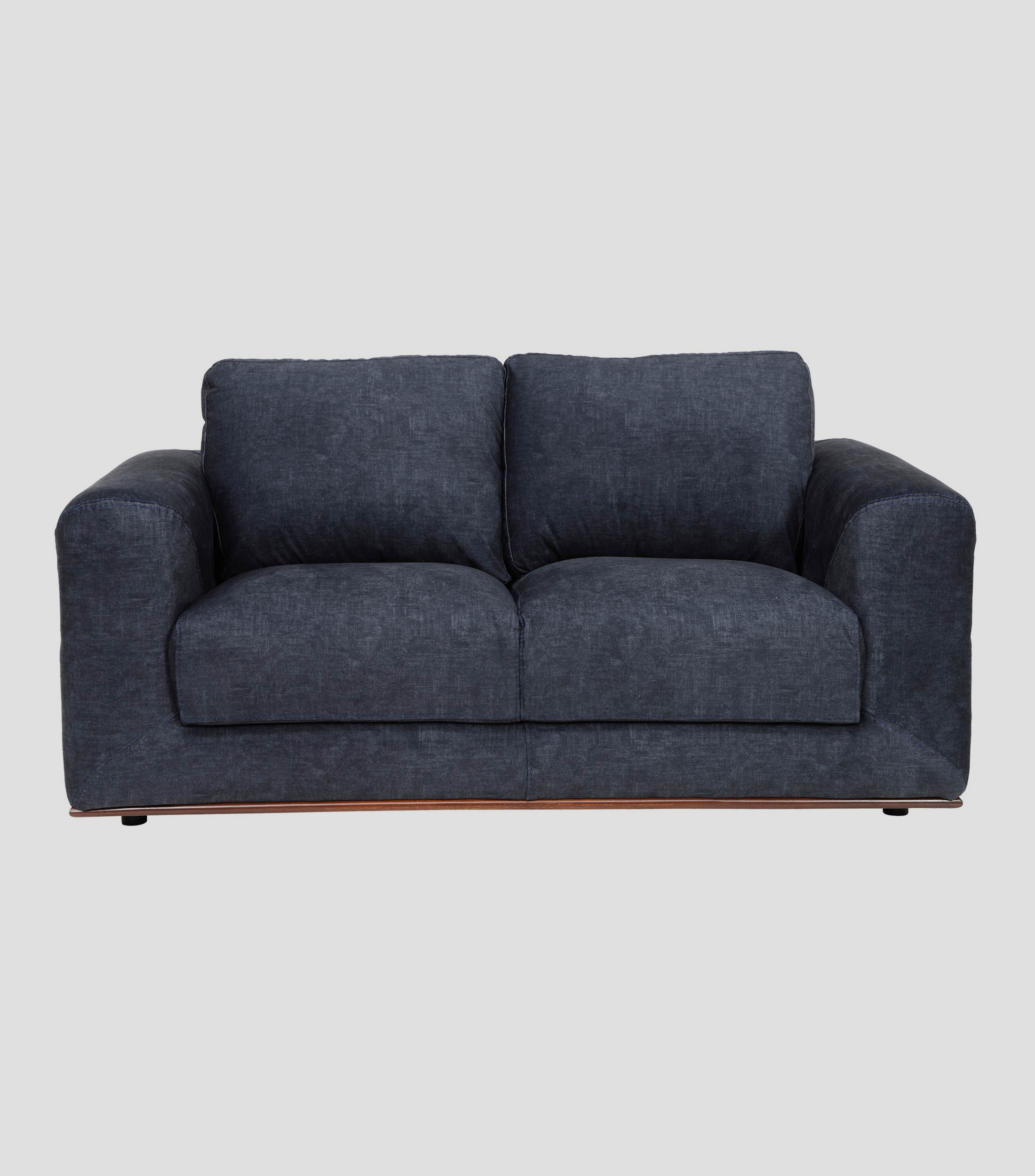 Love Seat Salas de Tela Azul