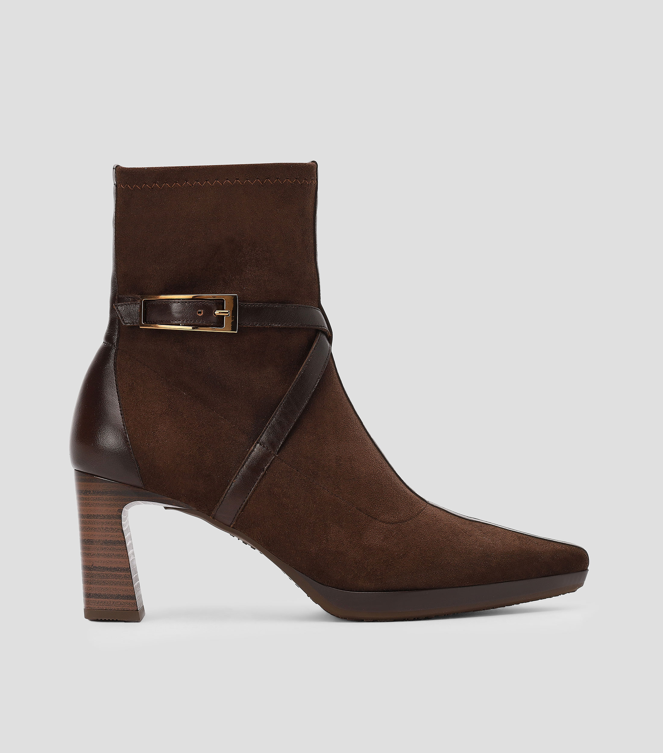 Botines casuales Bangkok con tacón medio y ancho Mujer