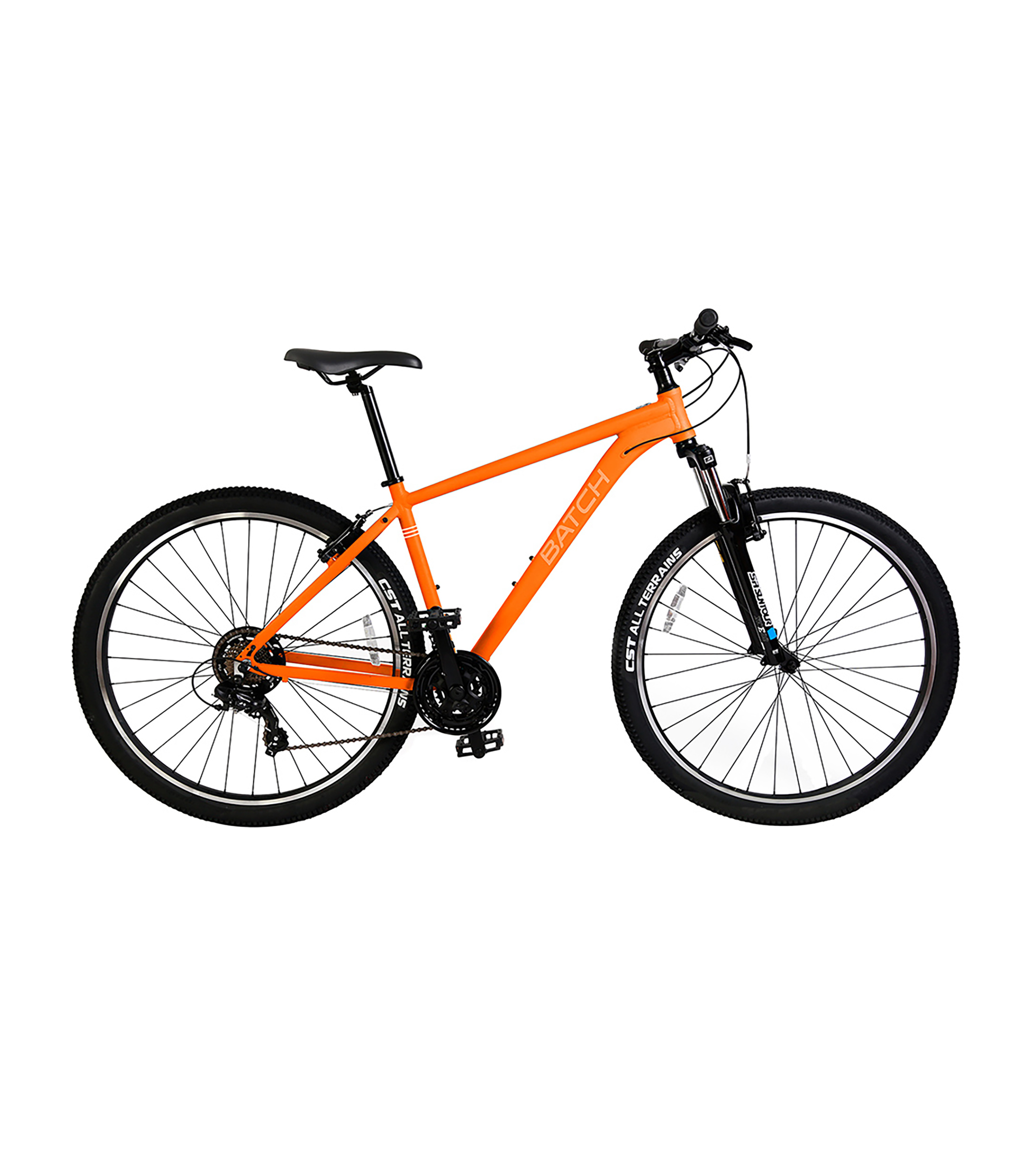 Bicicleta montaña top naranja