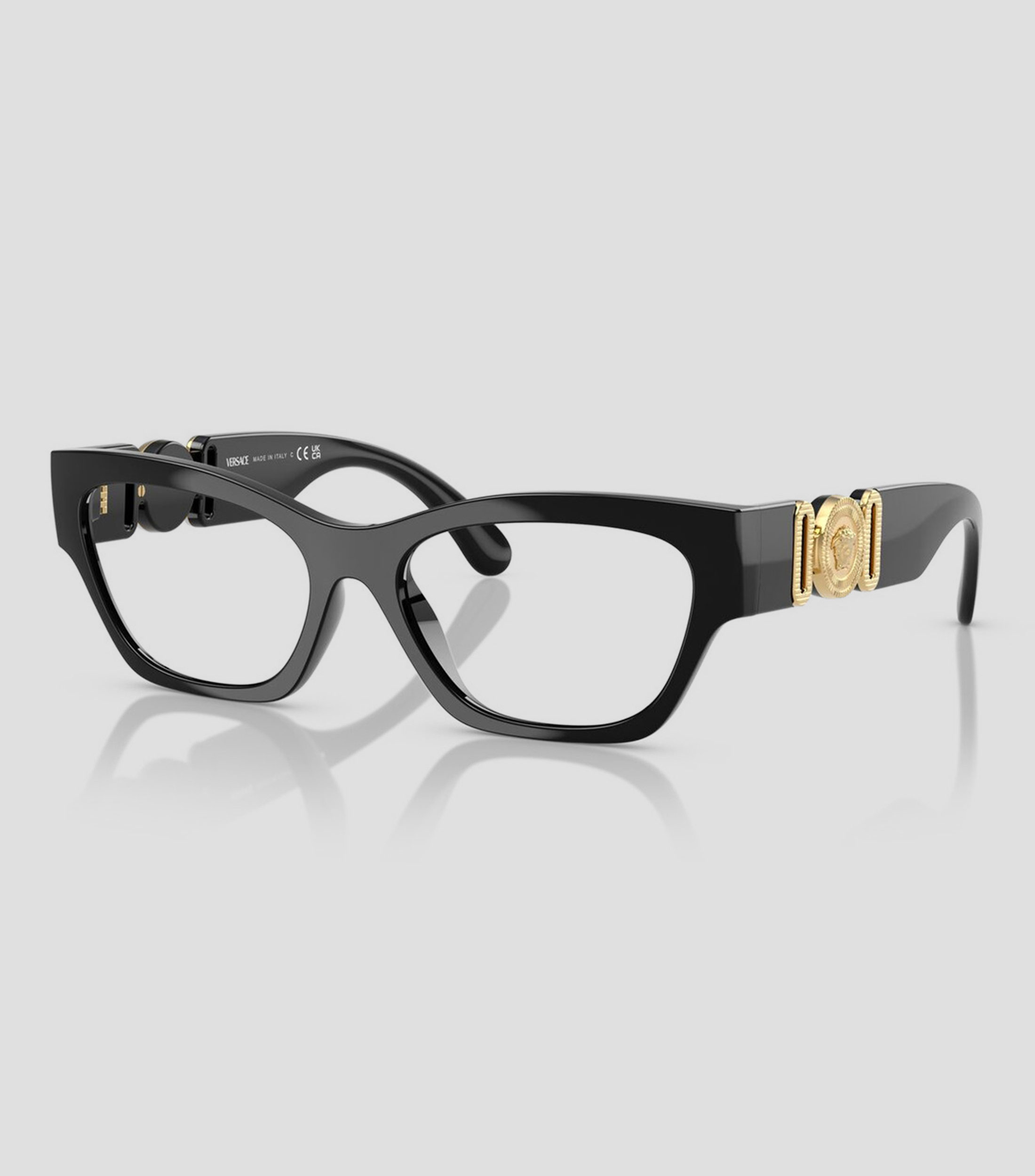 Lentes oftálmicos ojo de gato negros Mujer