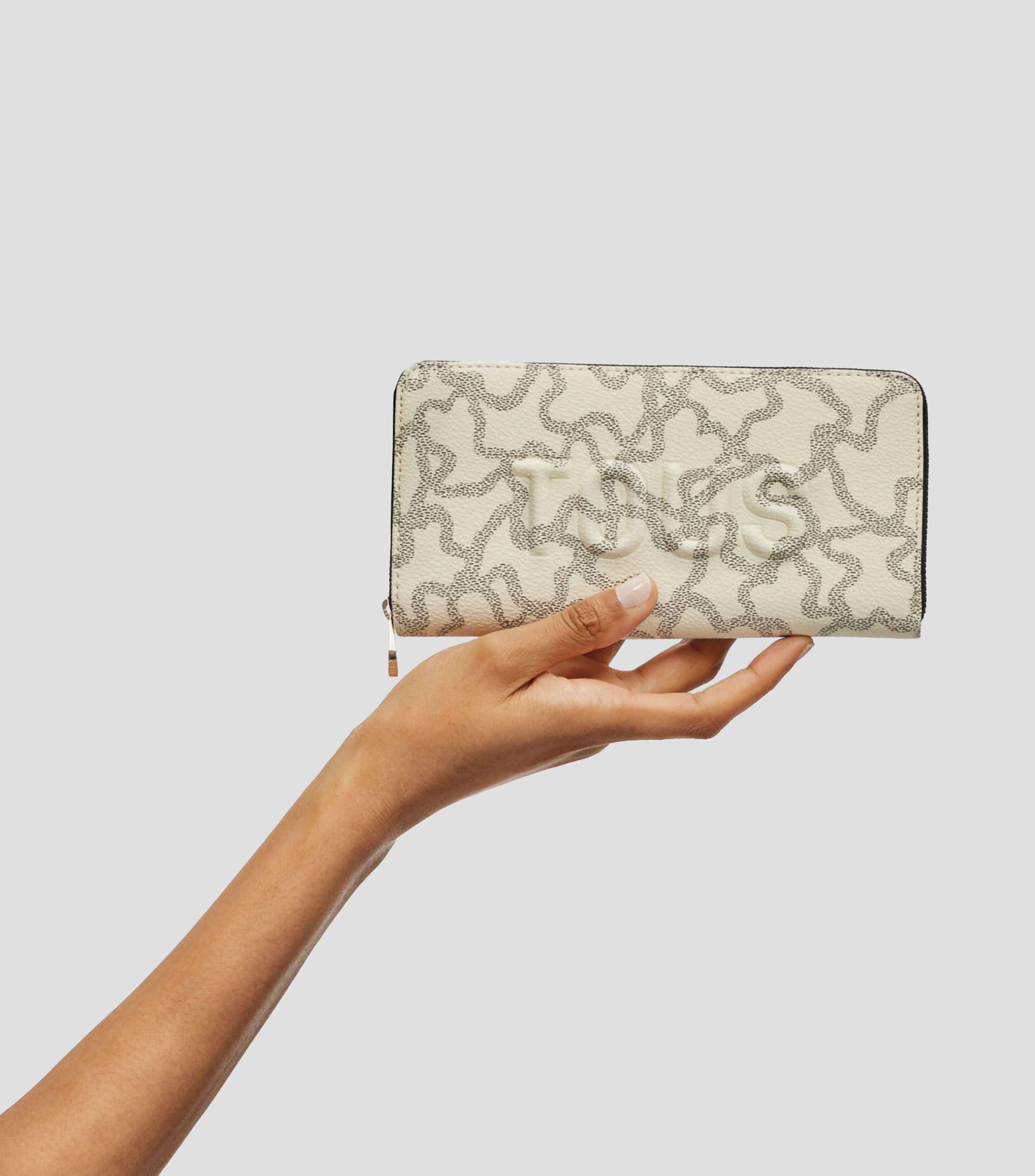 Cartera beige Kaos Icon monogram Mujer