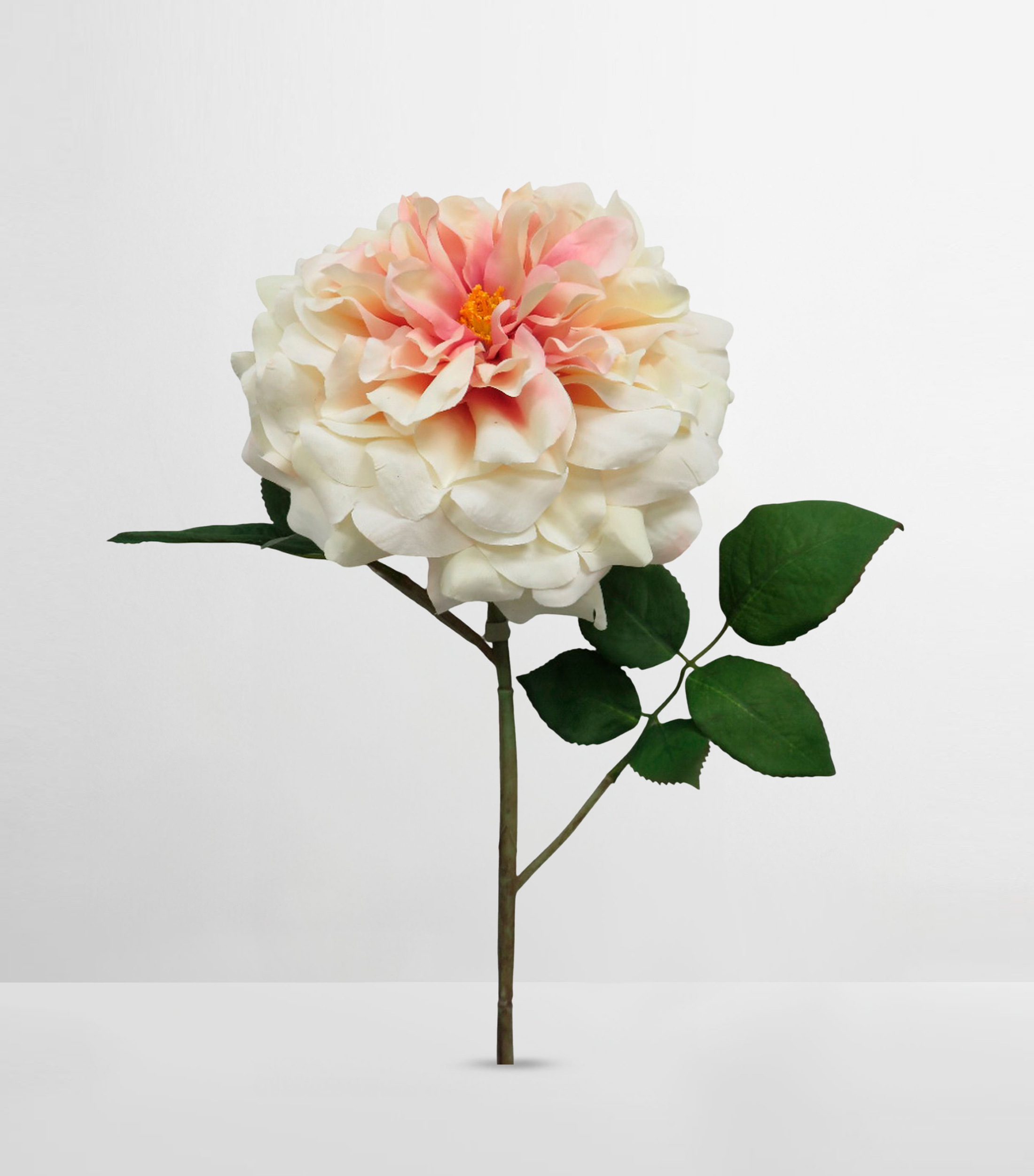 Flor decorativa ivory rosa, Artificial