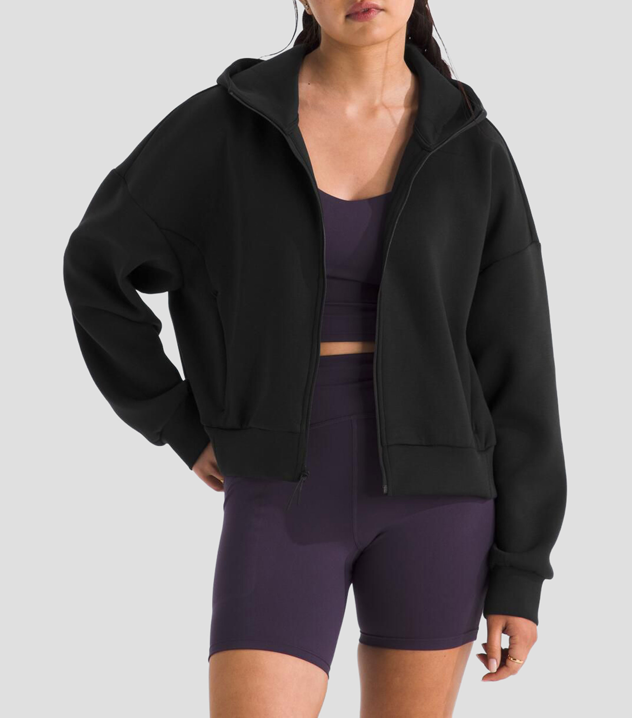 Sudadera con cierre y capucha Jaida Full Zip Mujer