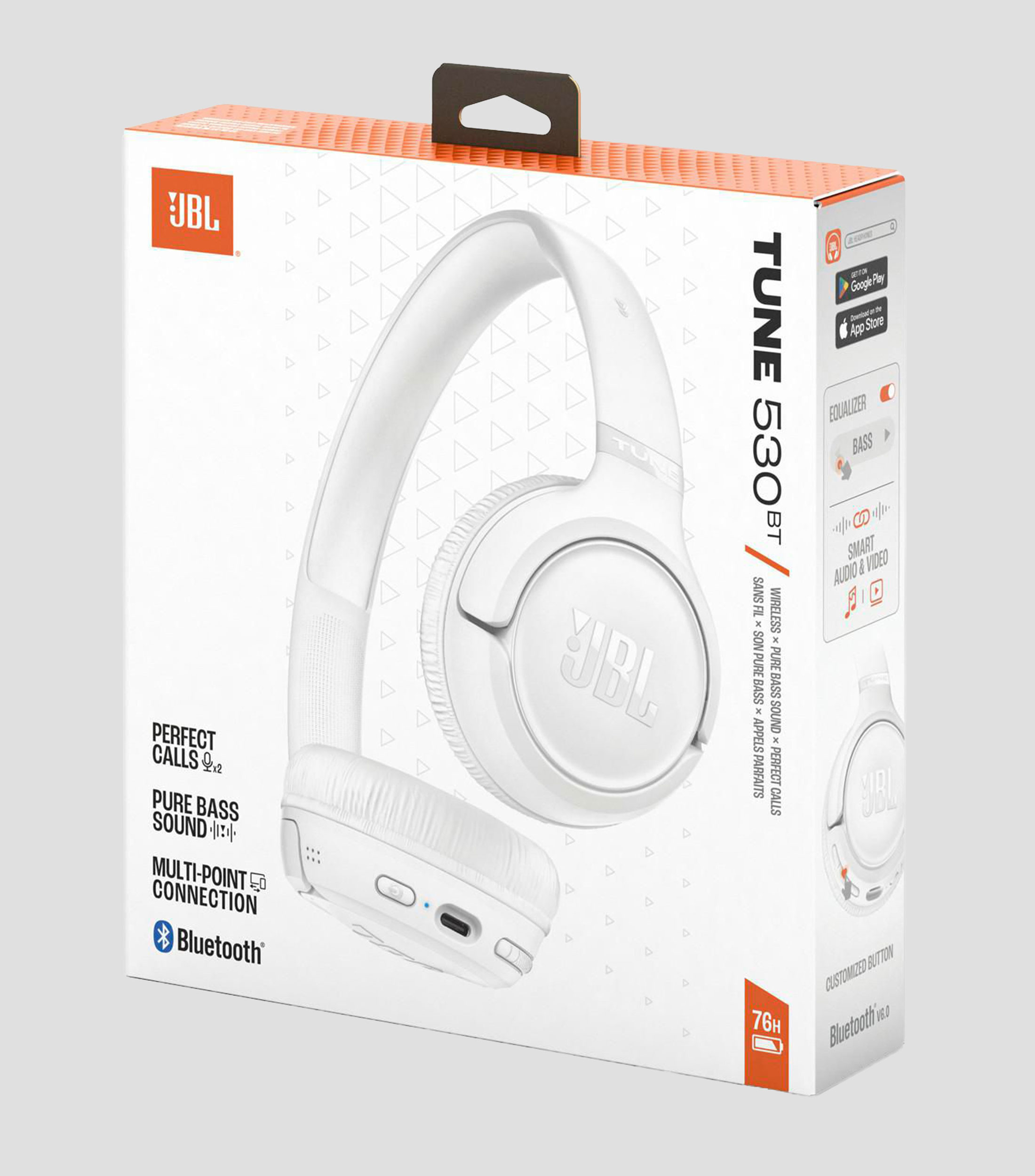 Audífonos Inalámbricos Bluetooth Tune 530BT Blanco