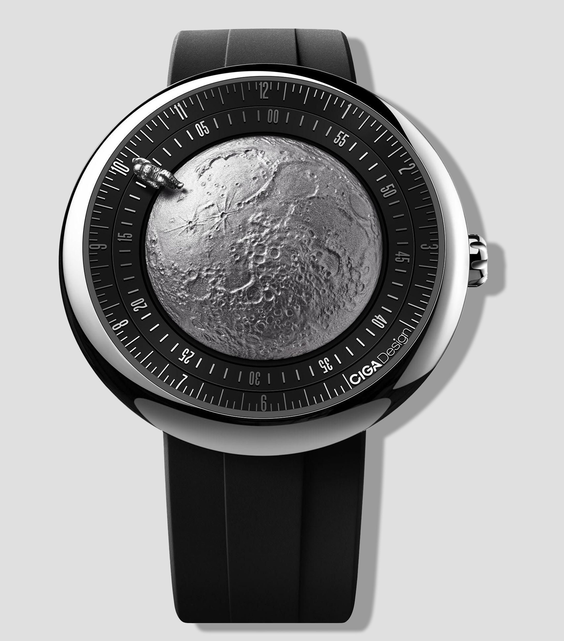 Reloj para hombre Moon Walker Casual Plateada