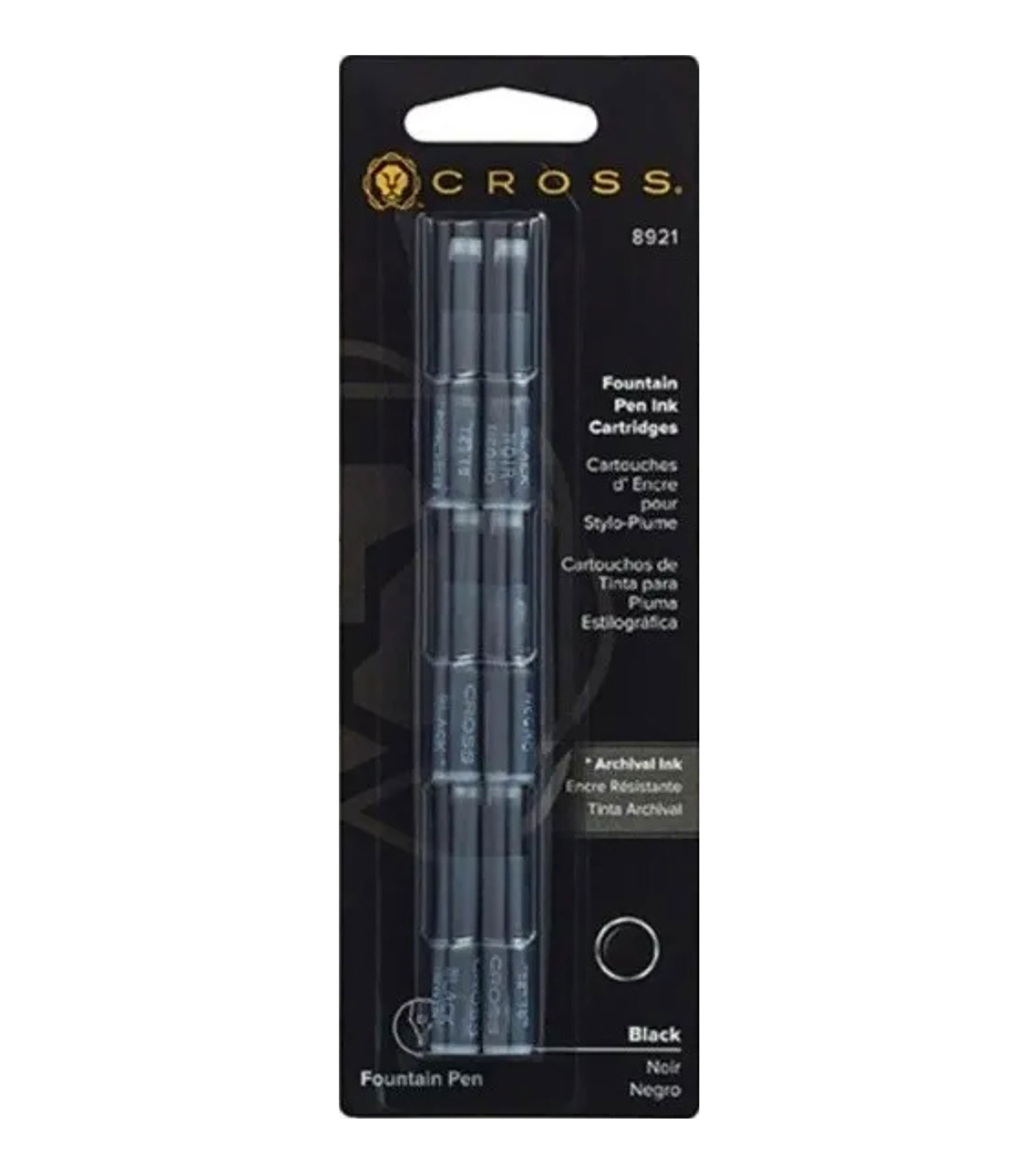 Set 6 Cartuchos de tinta para Pluma Fuente