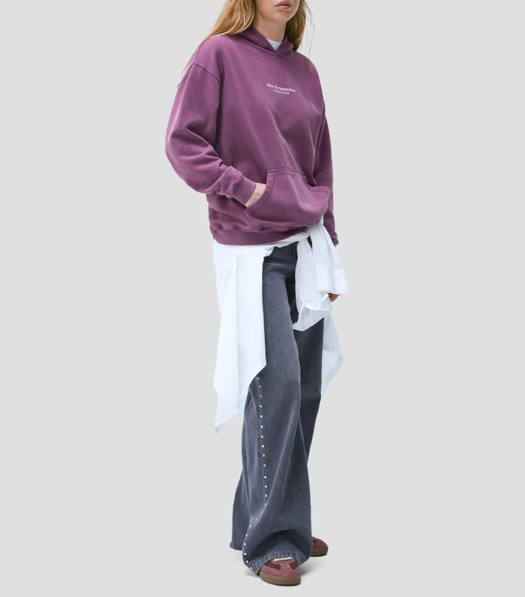 Sudadera canguro con capucha Mujer