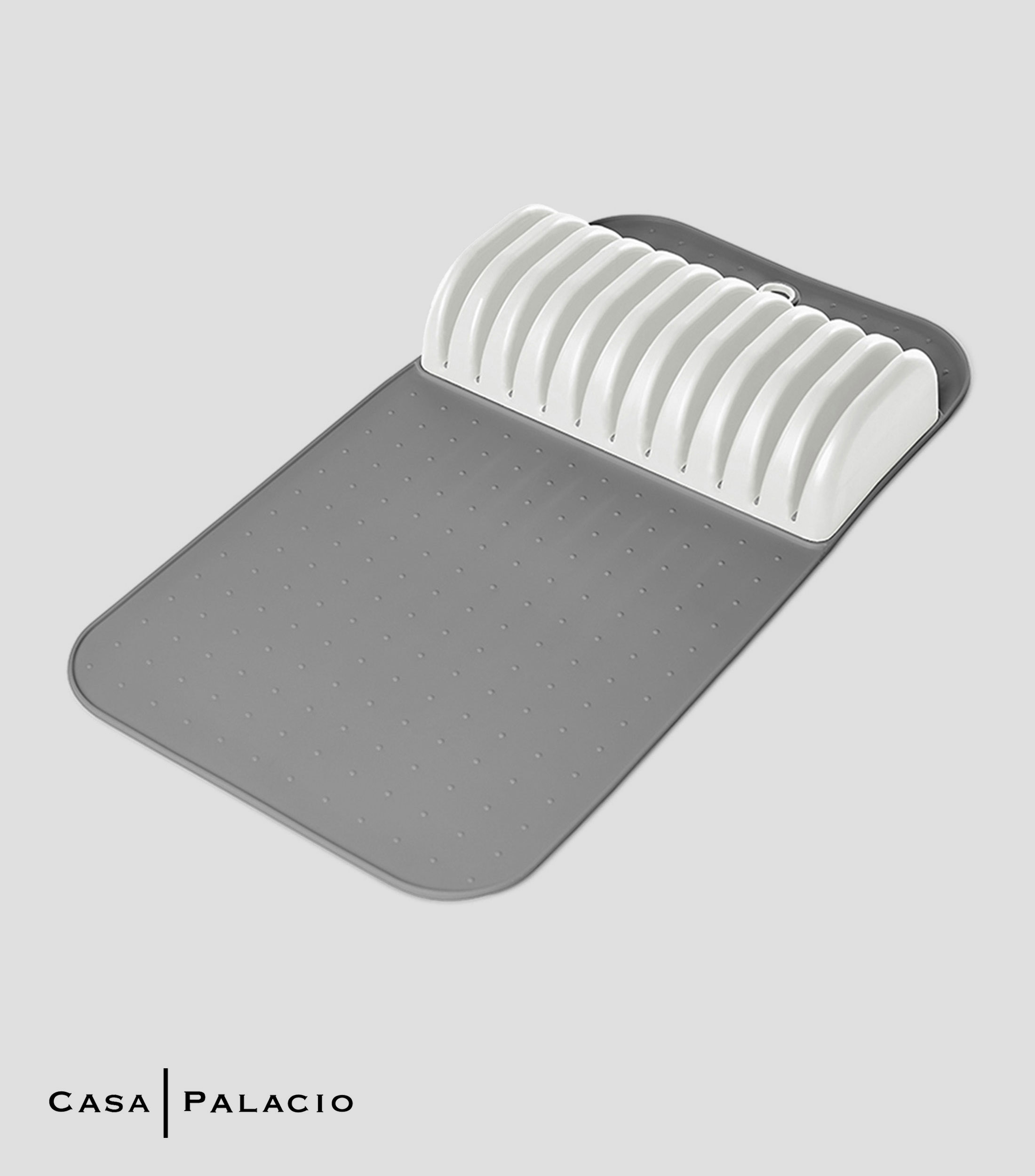 Organizador de Cuchillos gris y blanco