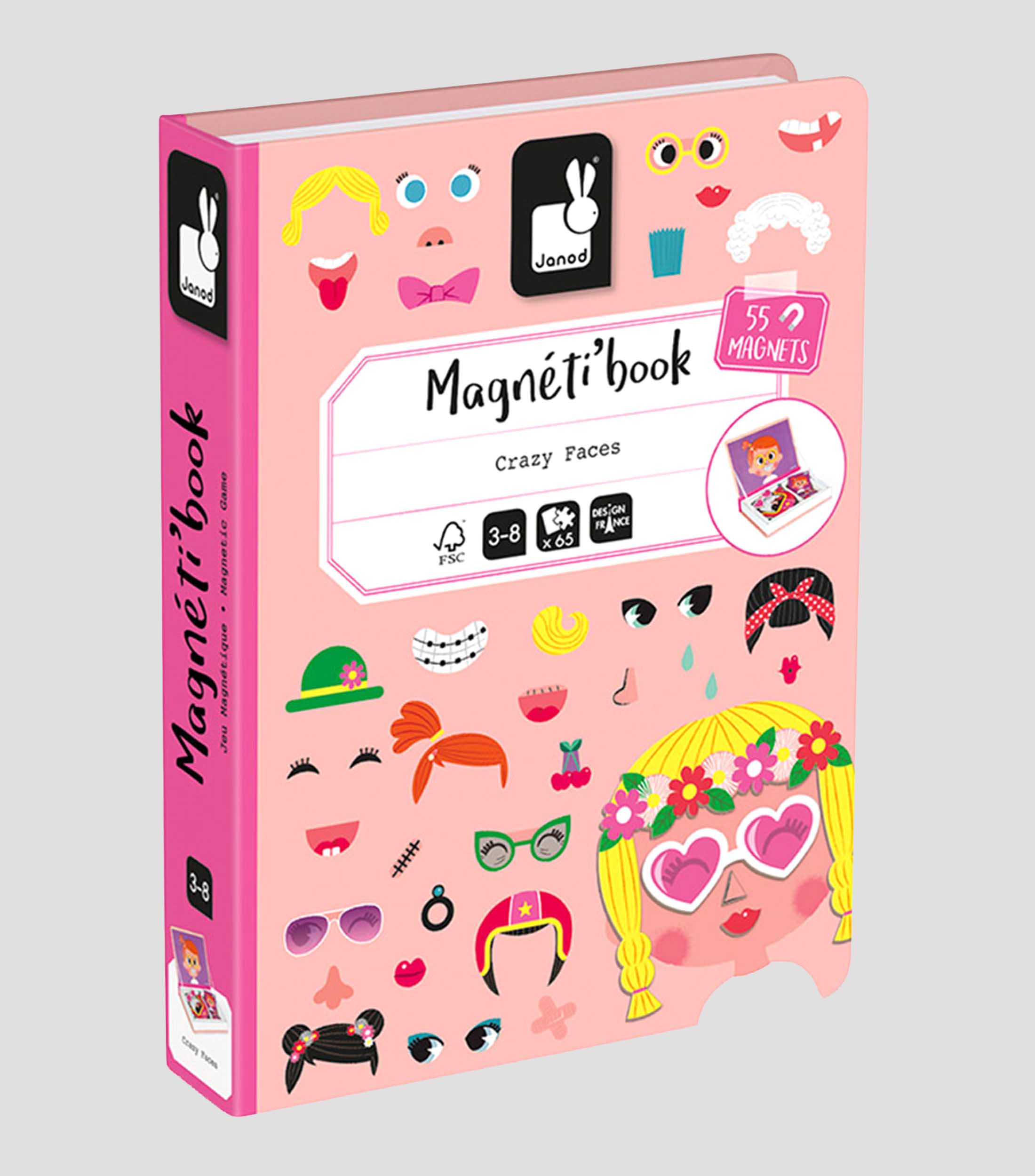 Magnetibook Ninas Caras Locas