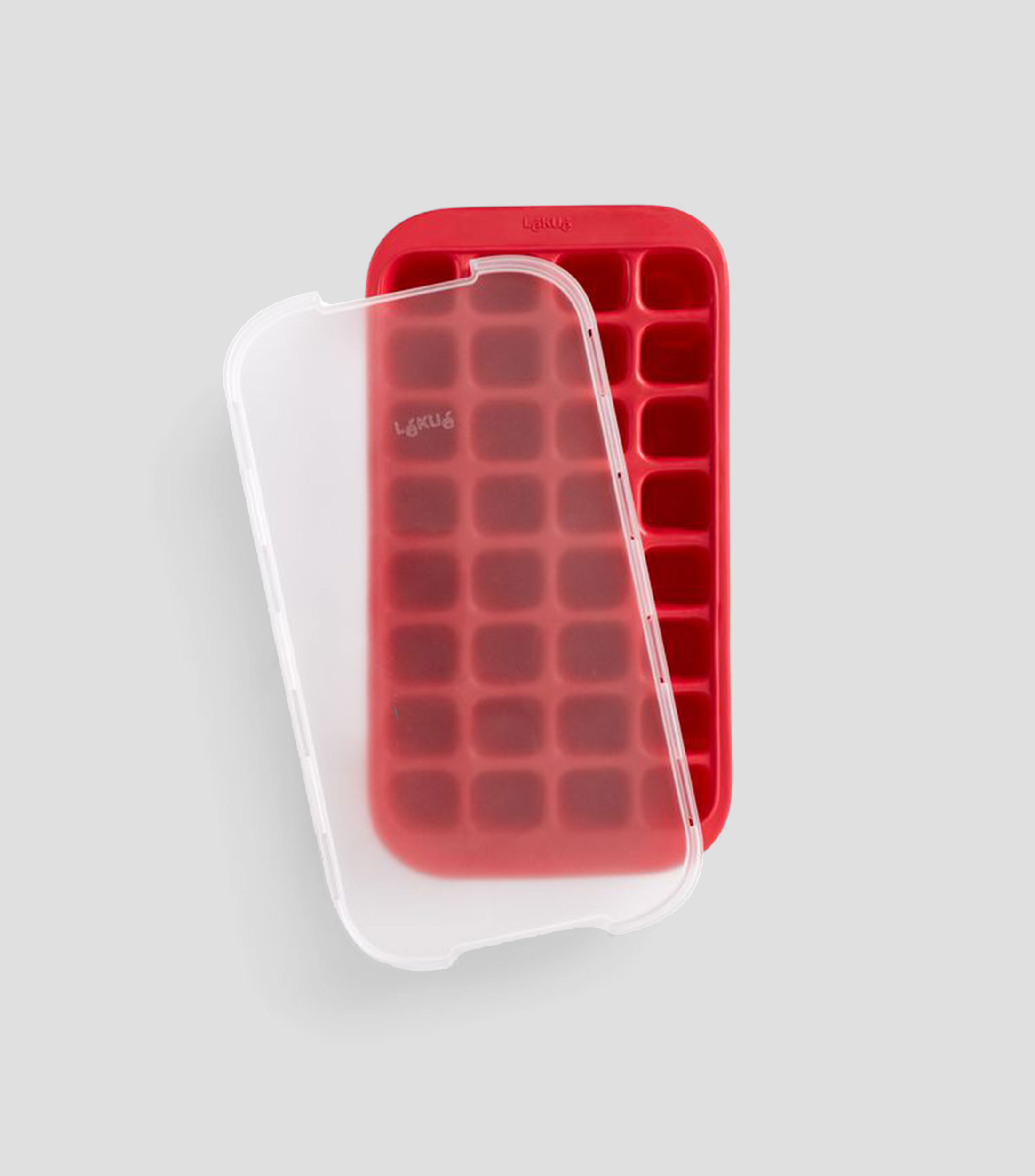 Molde para cubos de hielo con tapa