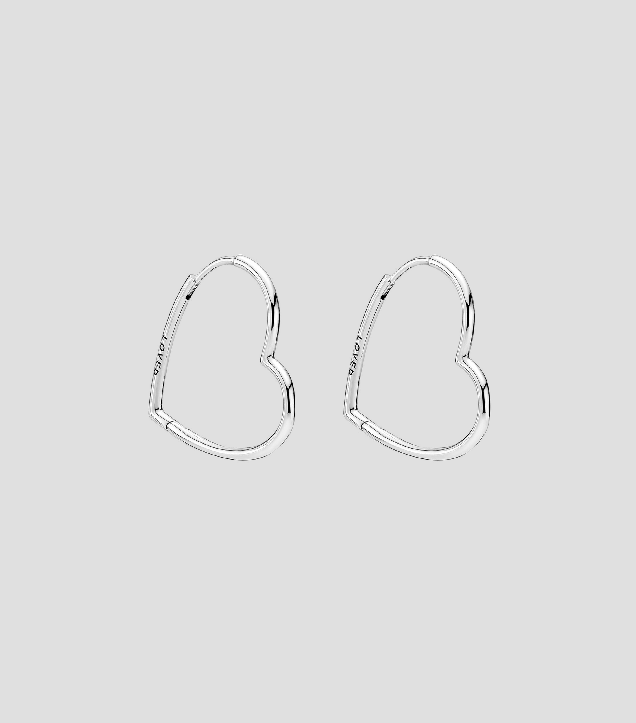 Aretes en Plata .925 Corazón Mujer