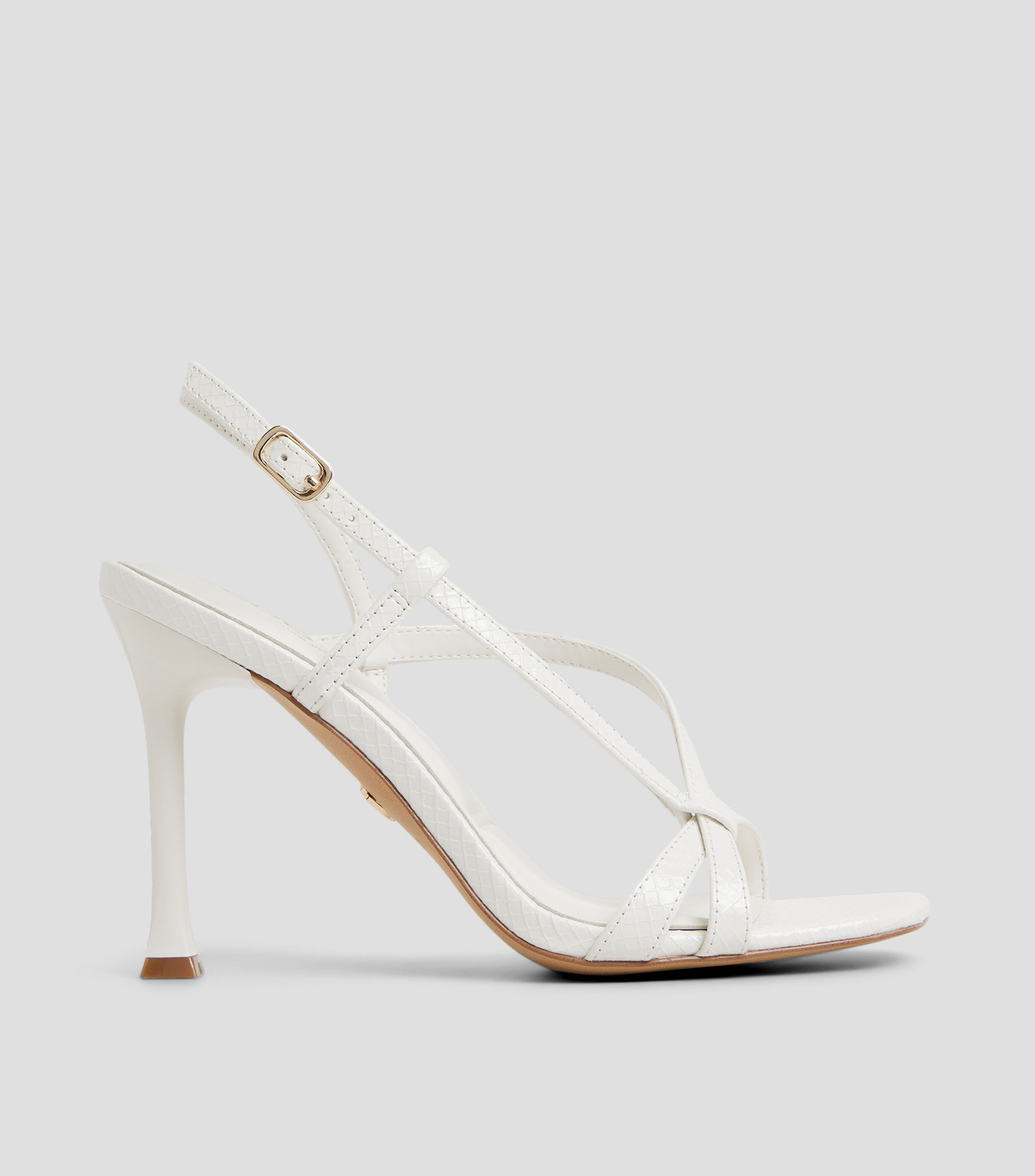 Sandalias con tacón alto delgado Aelara Mujer