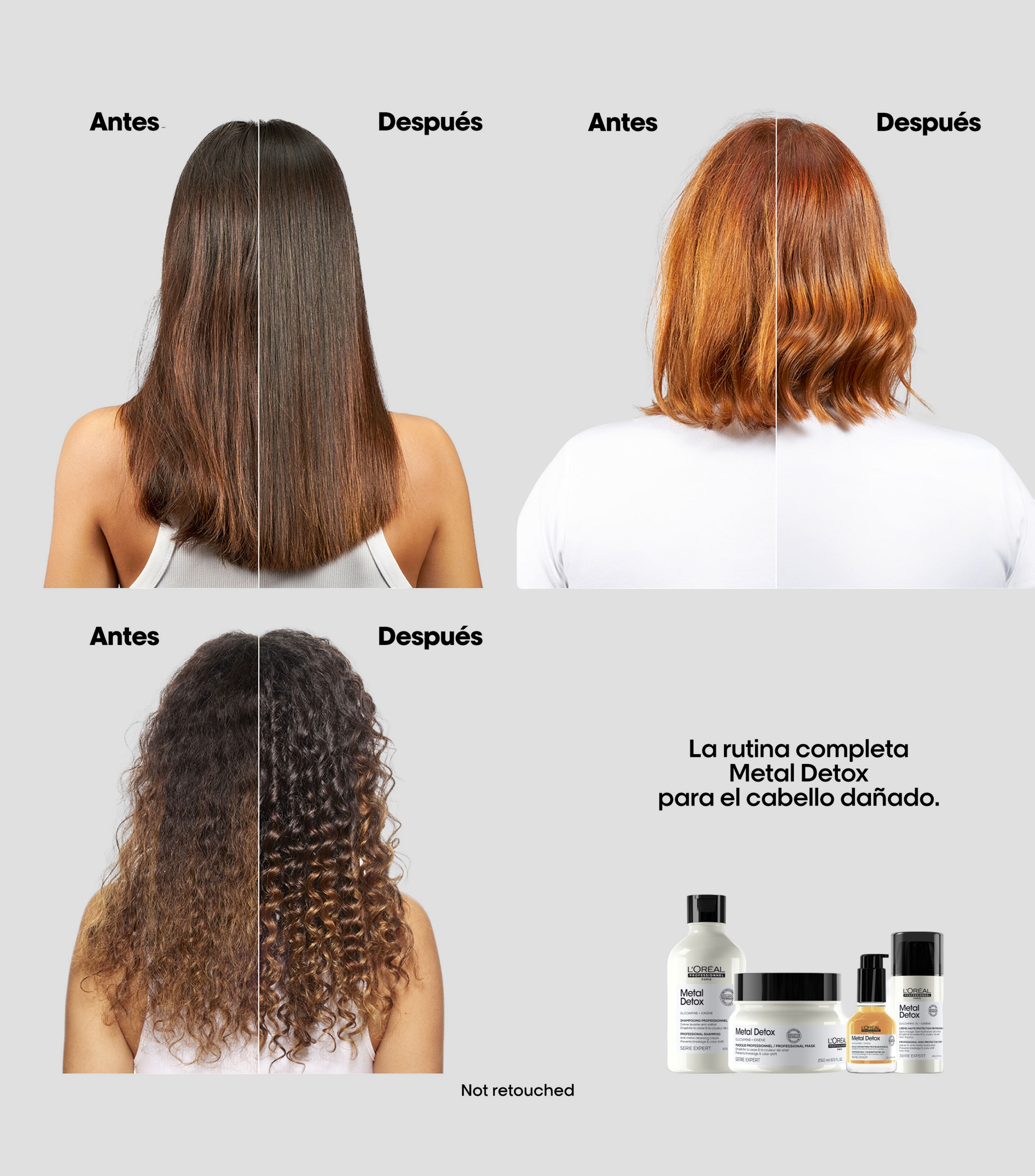 Shampoo para cabello Metal Detox, 300 ml