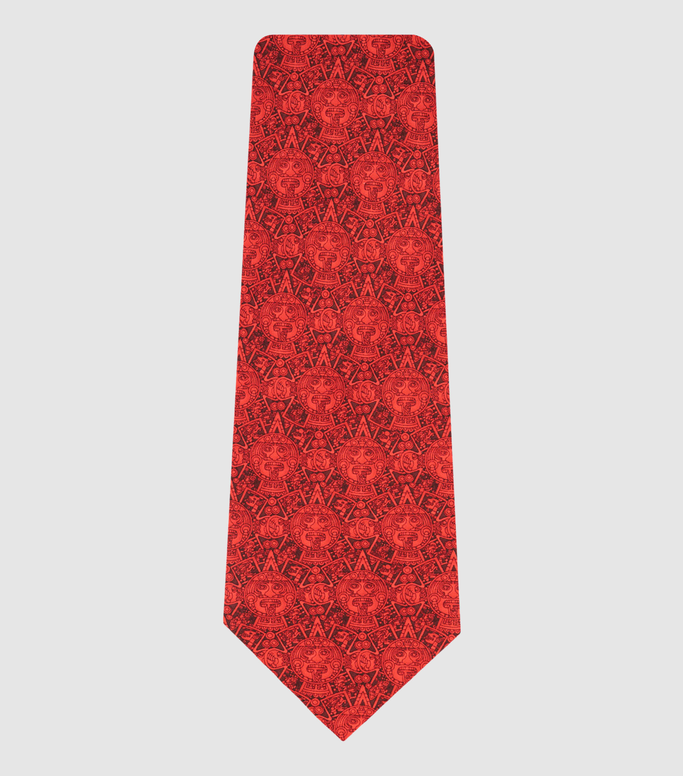 Corbata Ancha de Seda Estampada