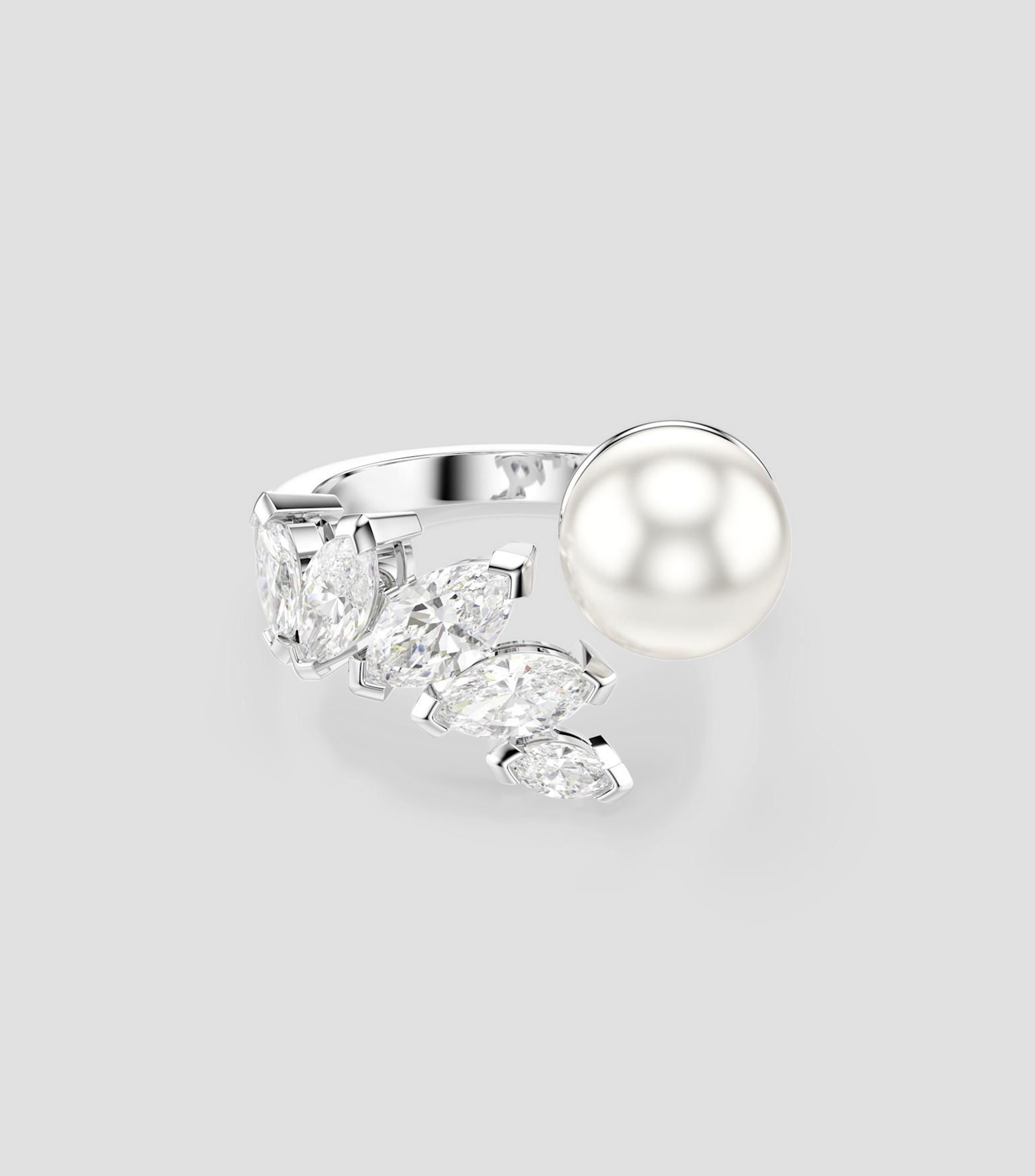 Anillo Mesmera con perla y zirconia Mujer