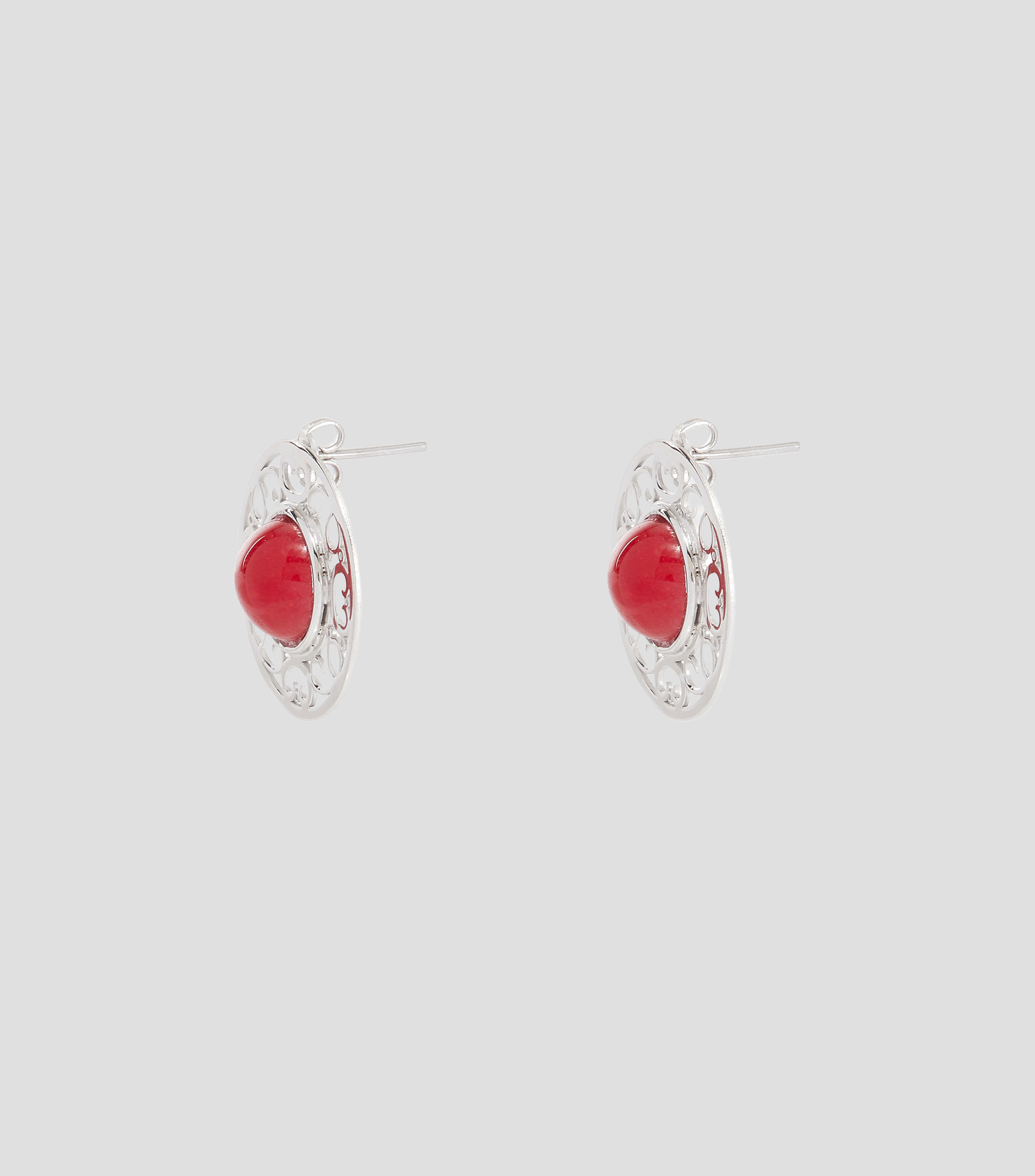 Set de Dije con Aretes en plata .925 Mujer