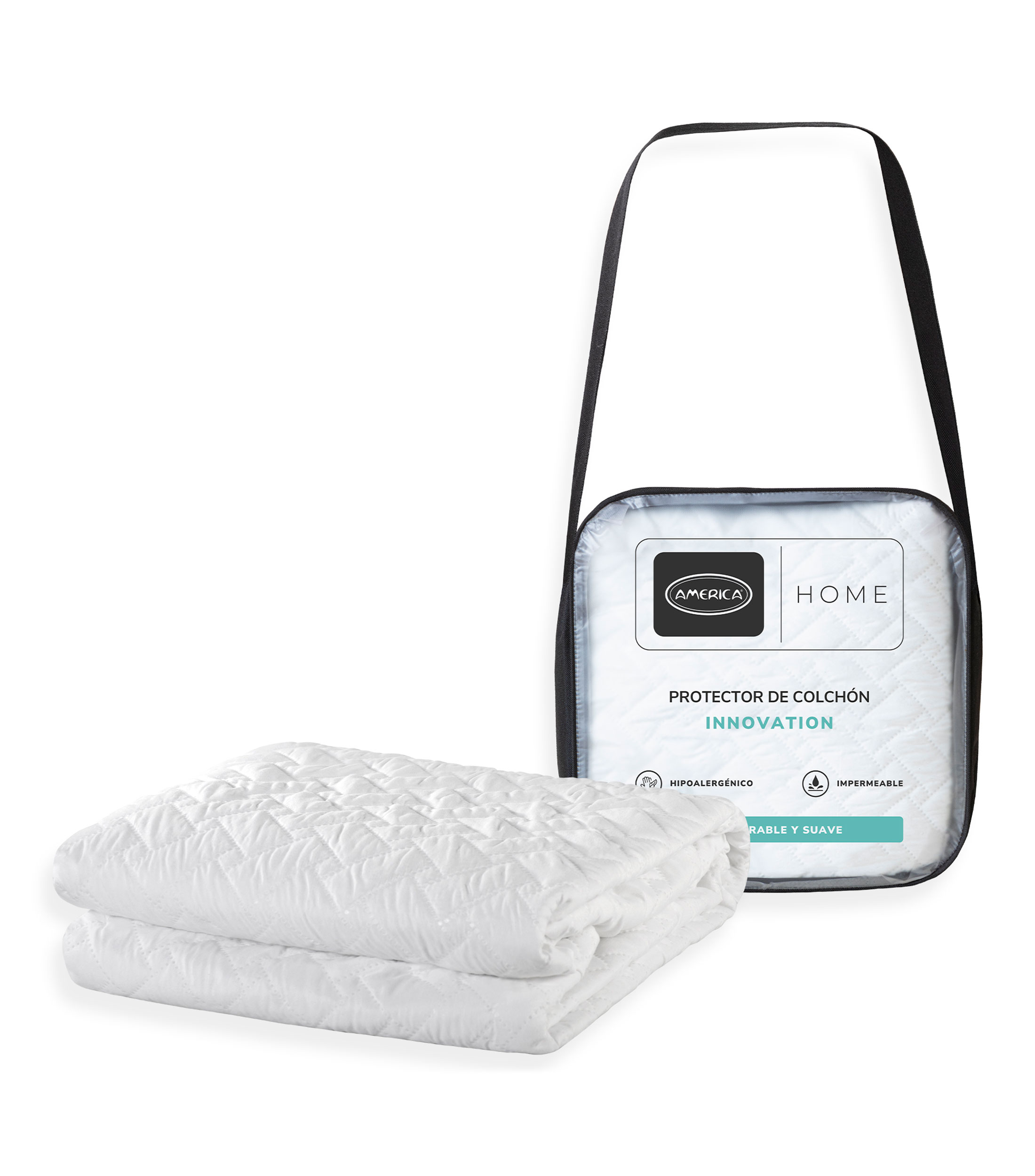 Cubre Colchon Queen Size Innovation Blanco