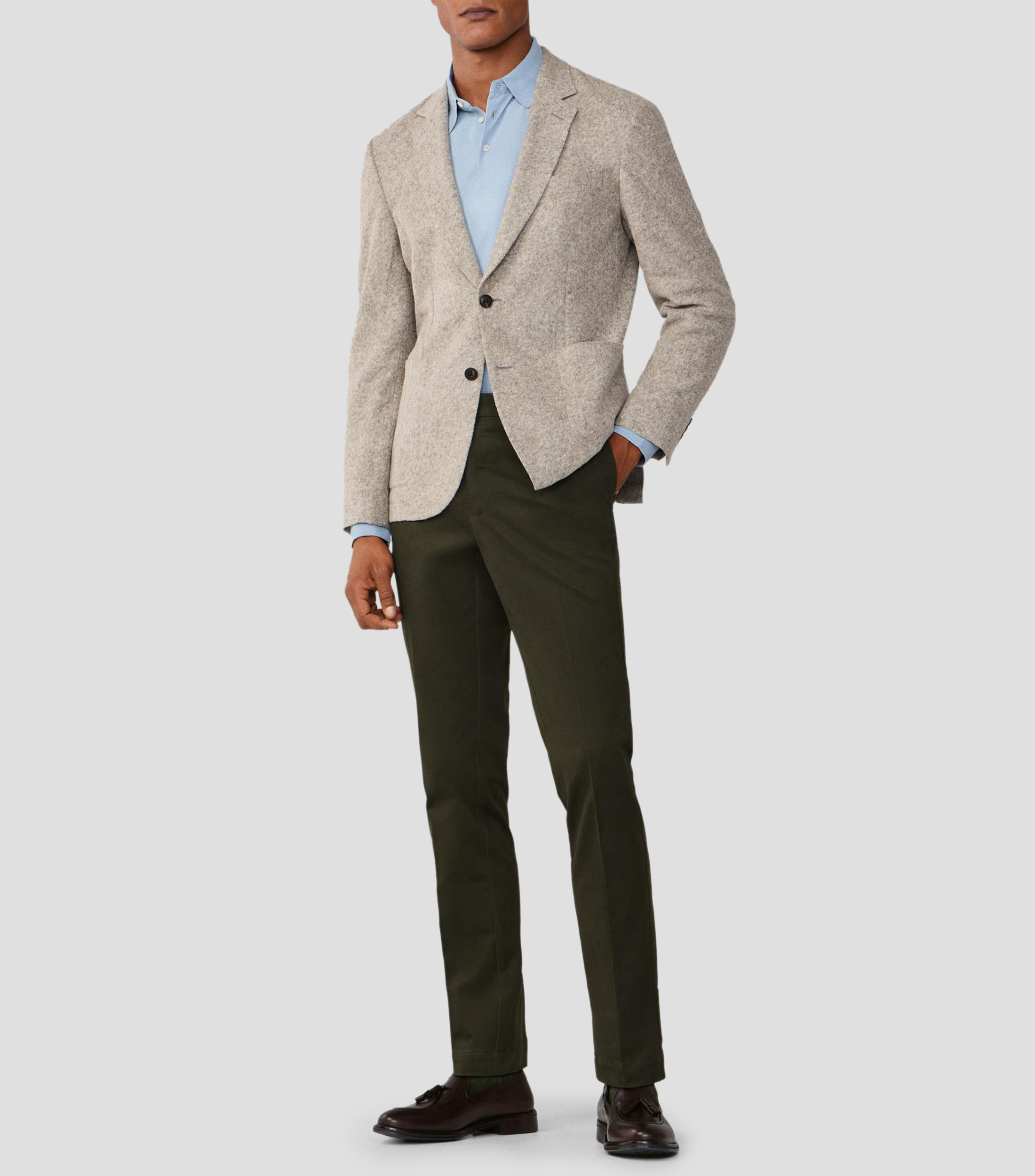 Saco liso Hombre