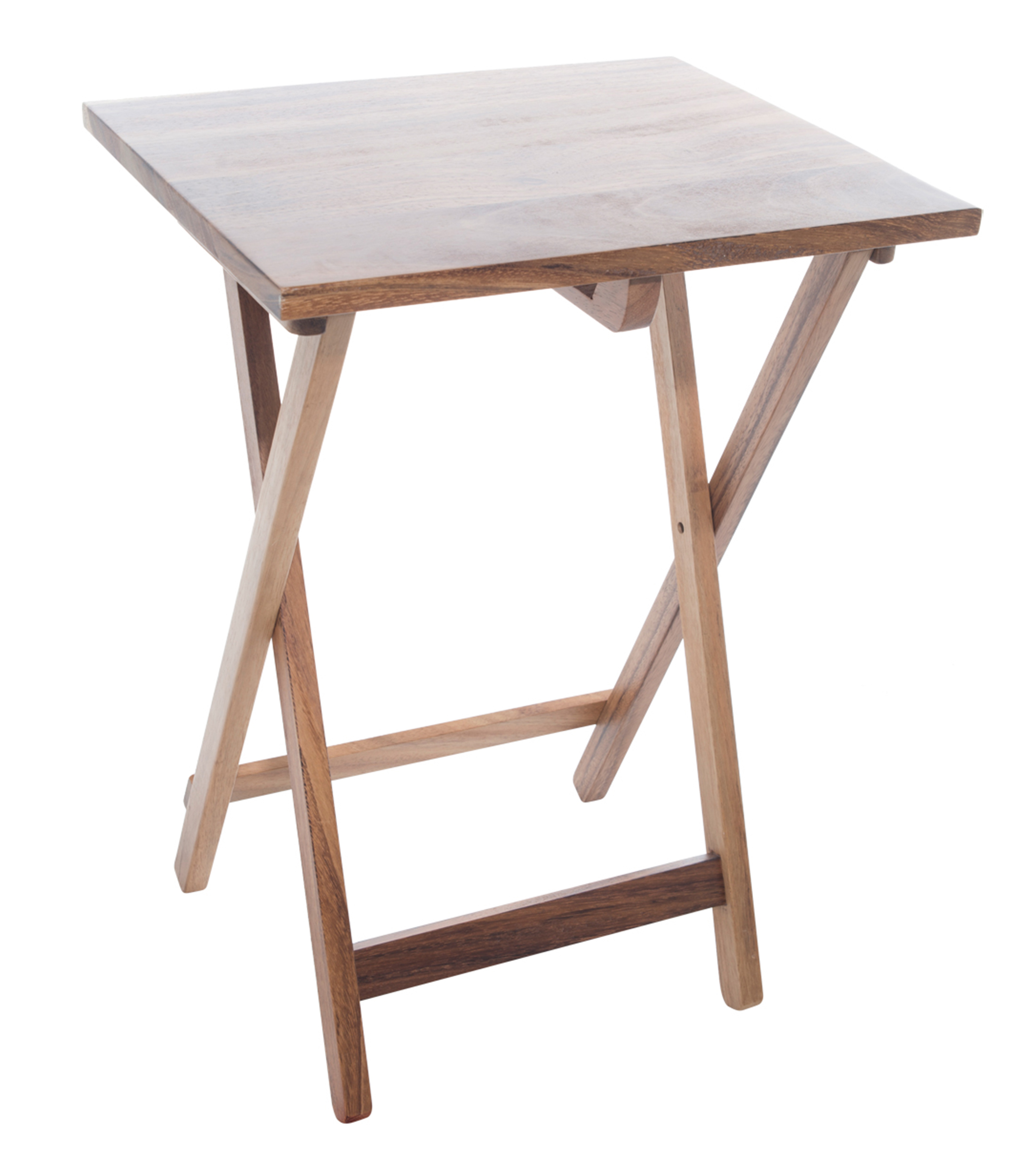 Mesa Plegable Madera De Parota 2 piezas