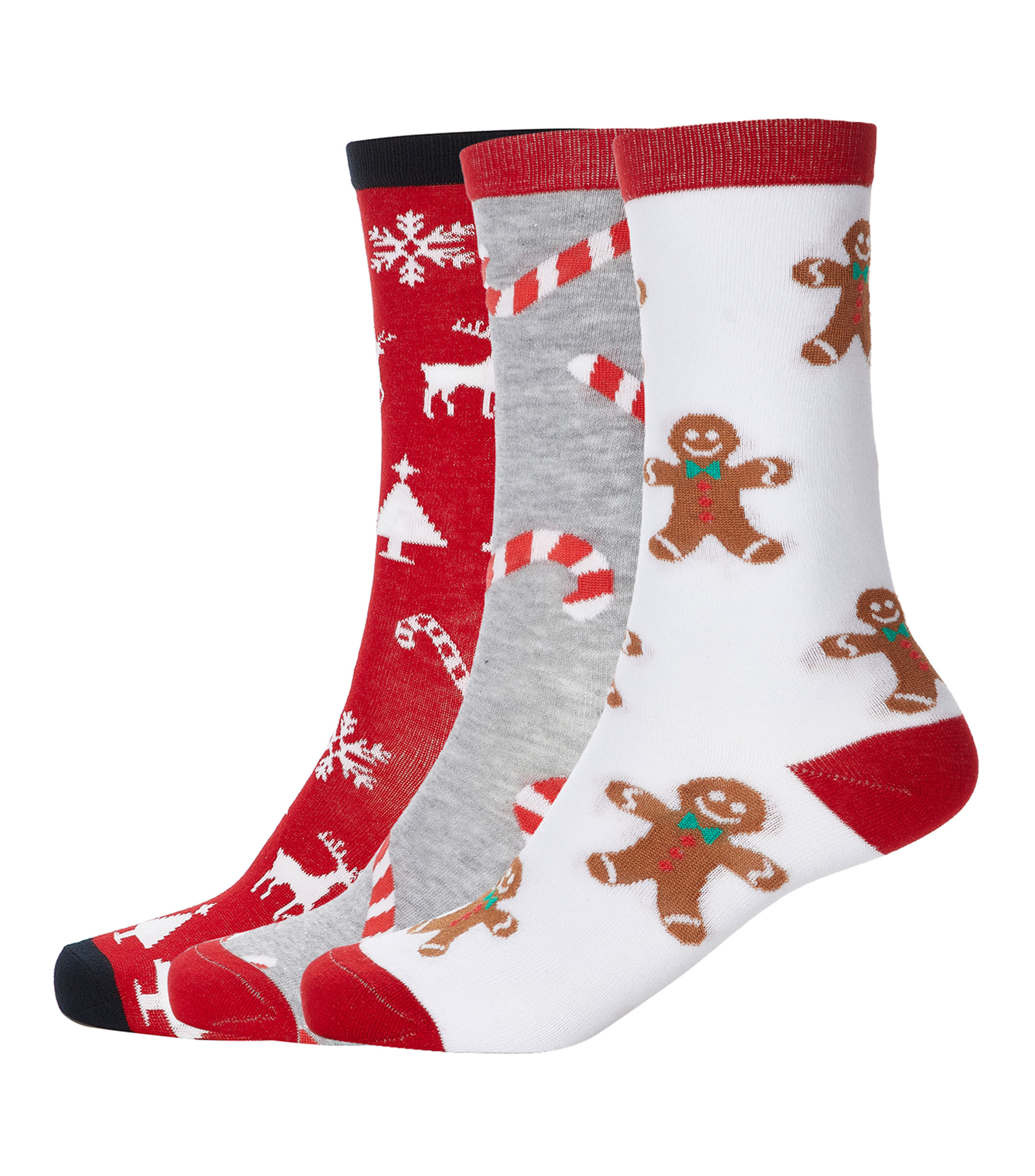 Epsilon: Set 3 calcetines navideños Mujer | El Palacio de Hierro