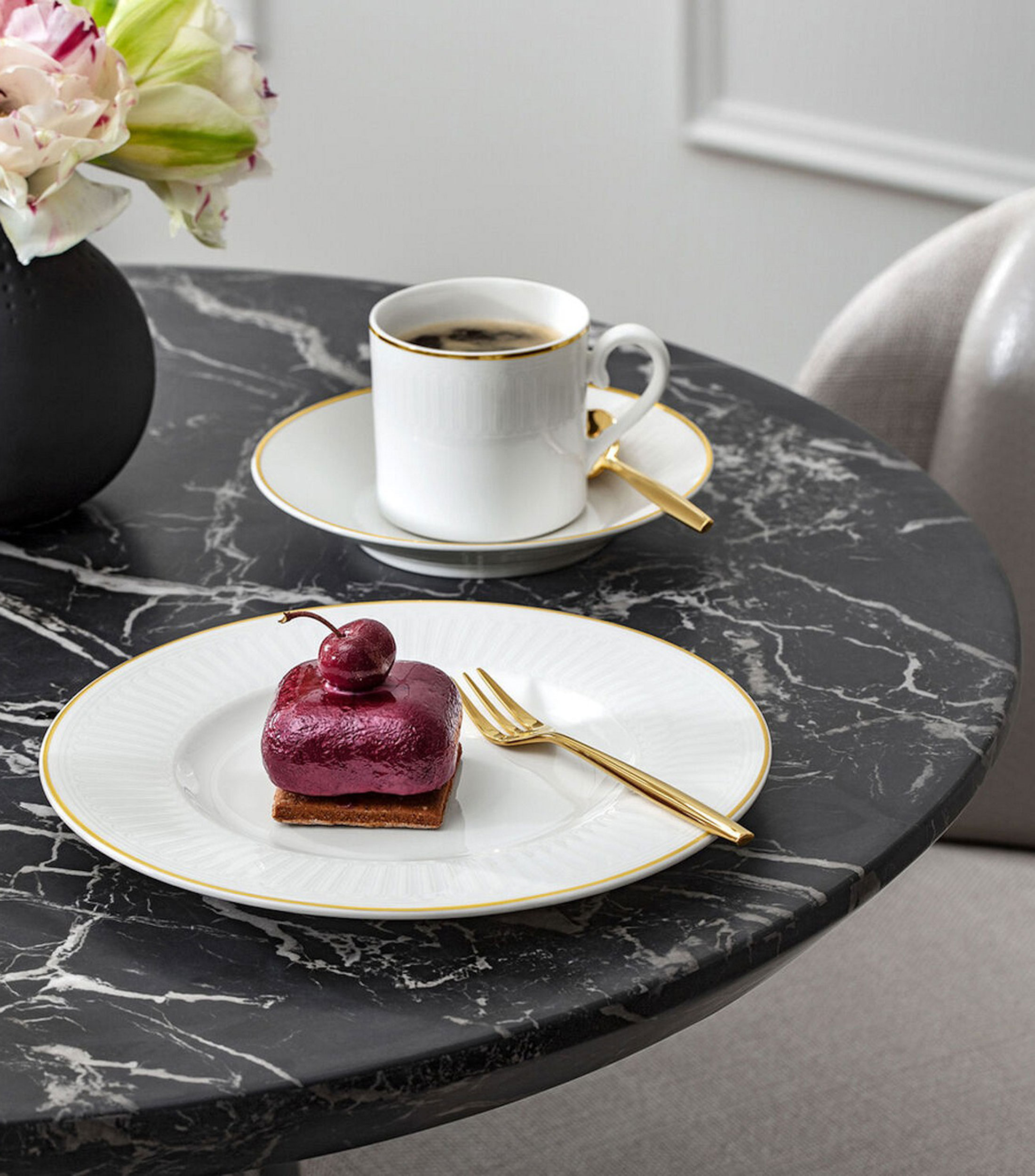 Plato para postre Chateau Septfontaines