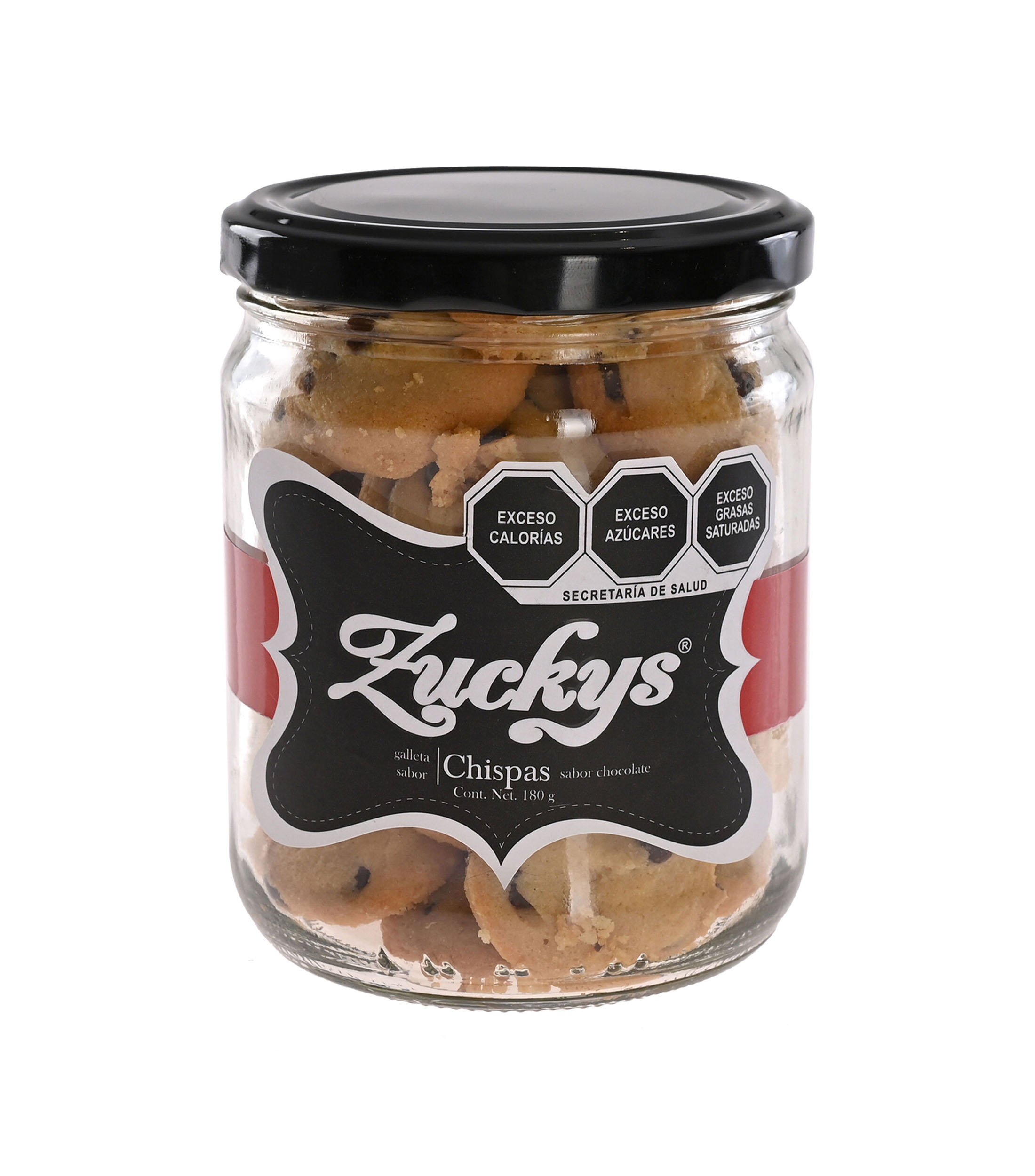 Galletas con chipas sabor chocolate, 180 g