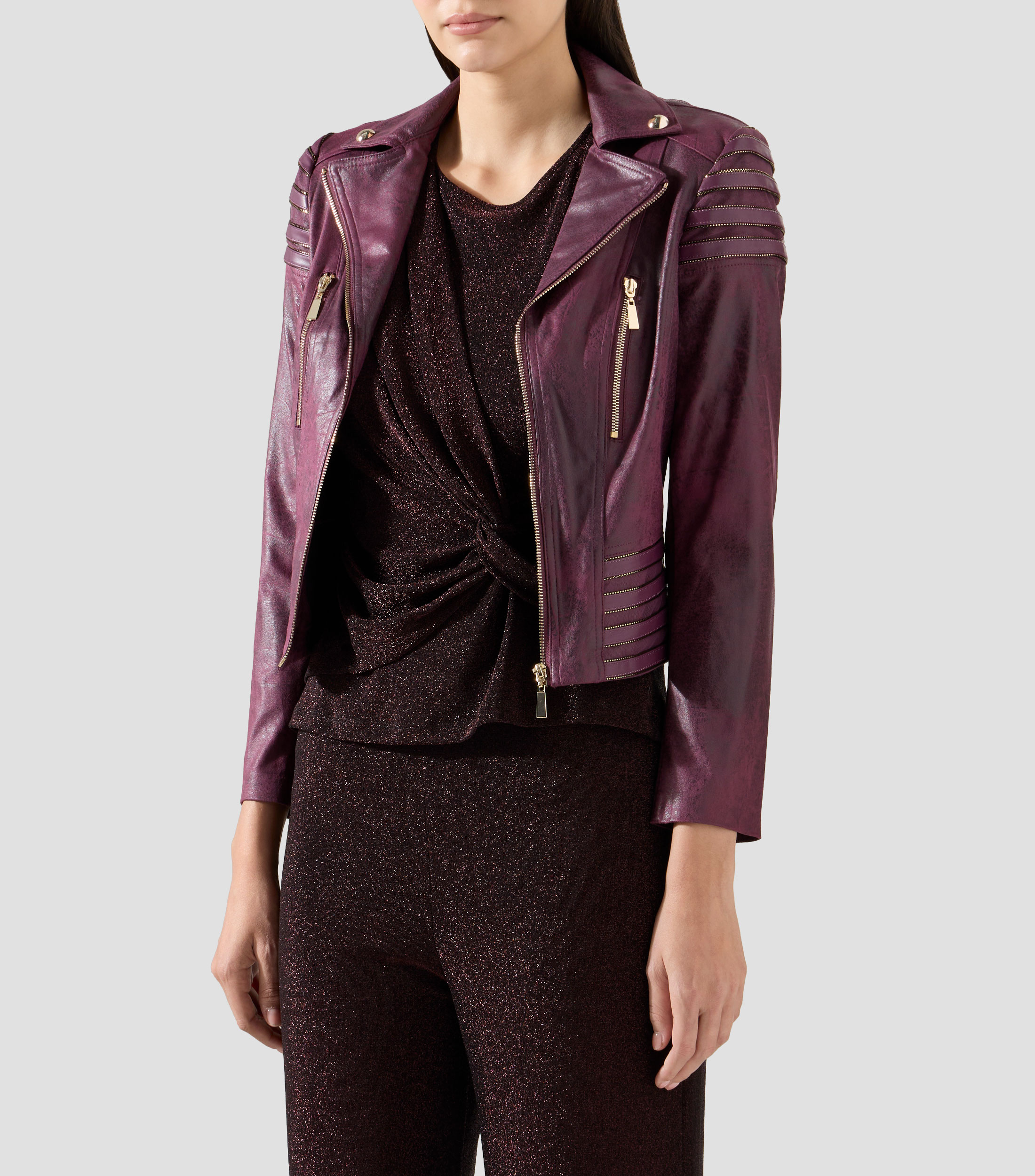 Chamarra biker Mujer