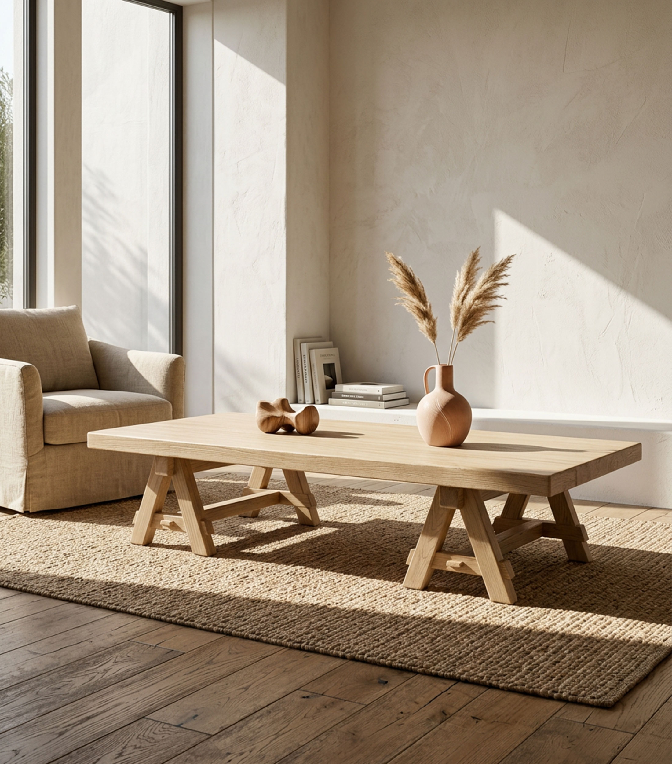 Mesa de centro en madera