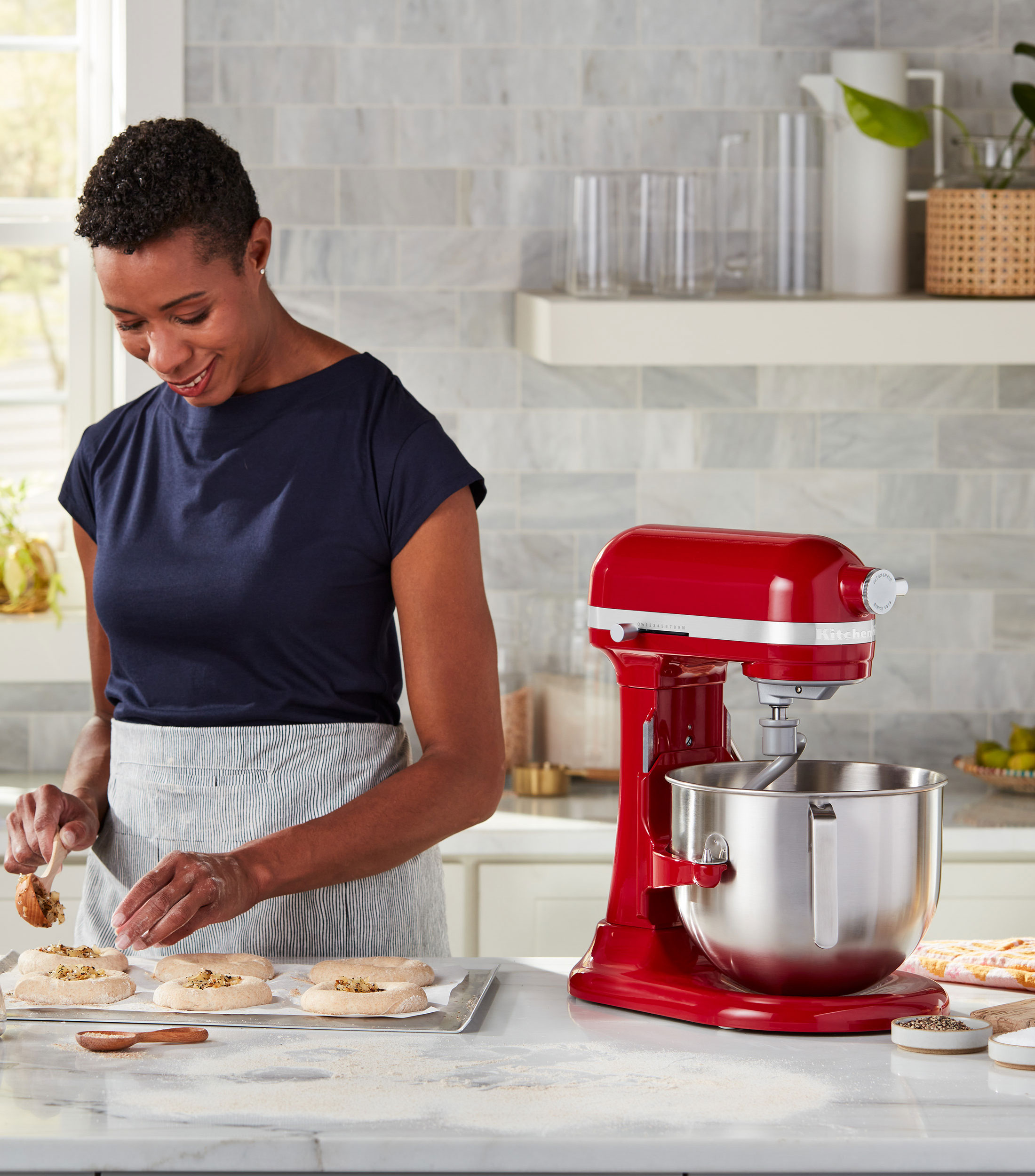 BATIDORA KITCHENAID 7 QTS ROJA