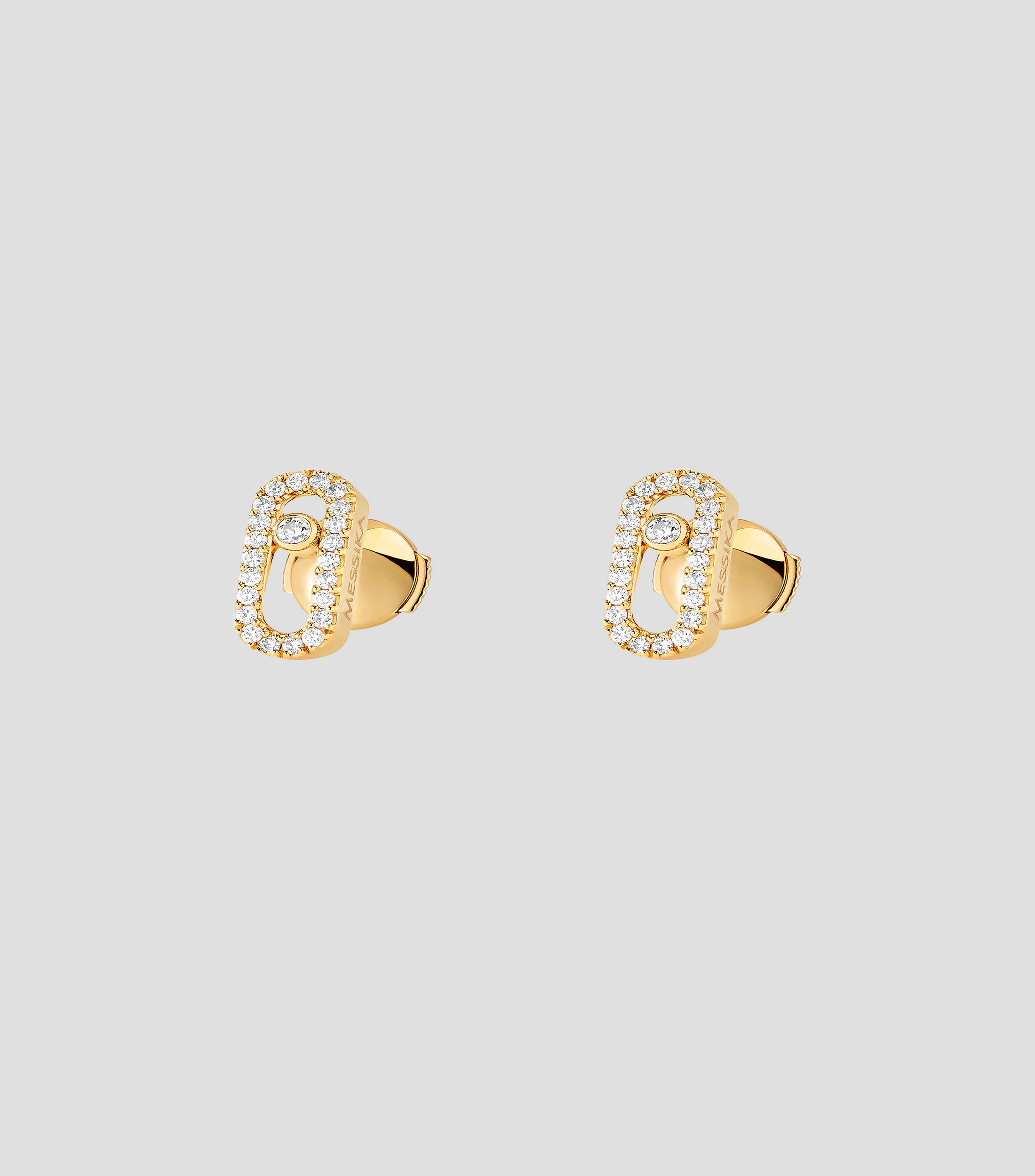 Aretes en oro amarillo 18 Kts Mujer