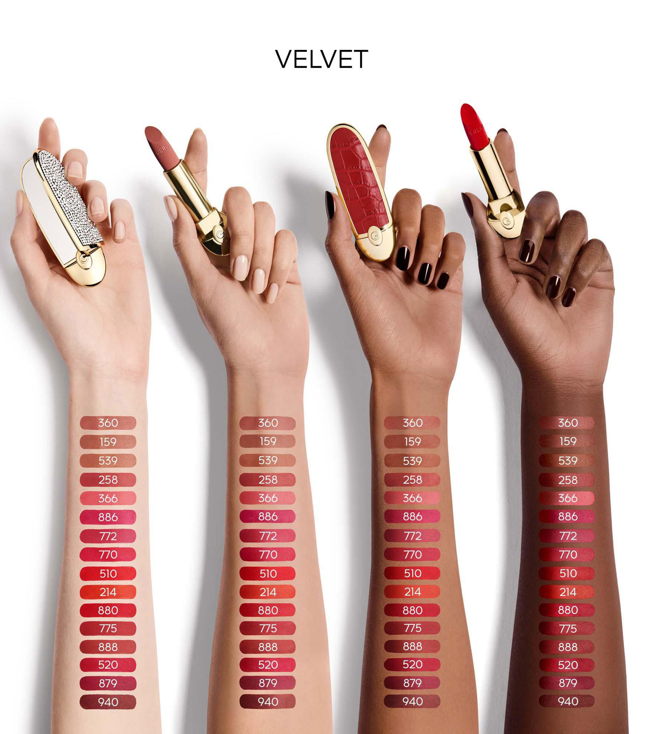 Refill de labial Rouge G velvet, 24 g