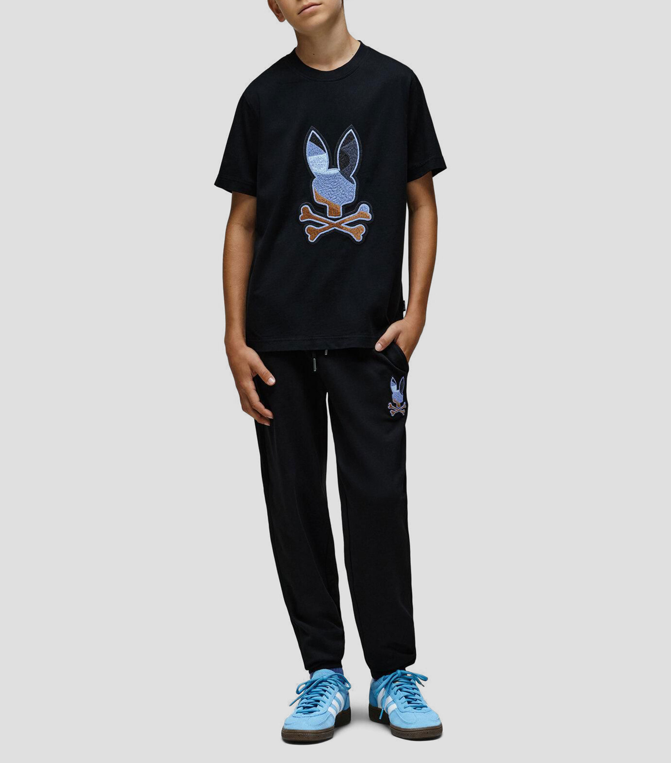 Playera cuello redondo manga corta lisa Niño