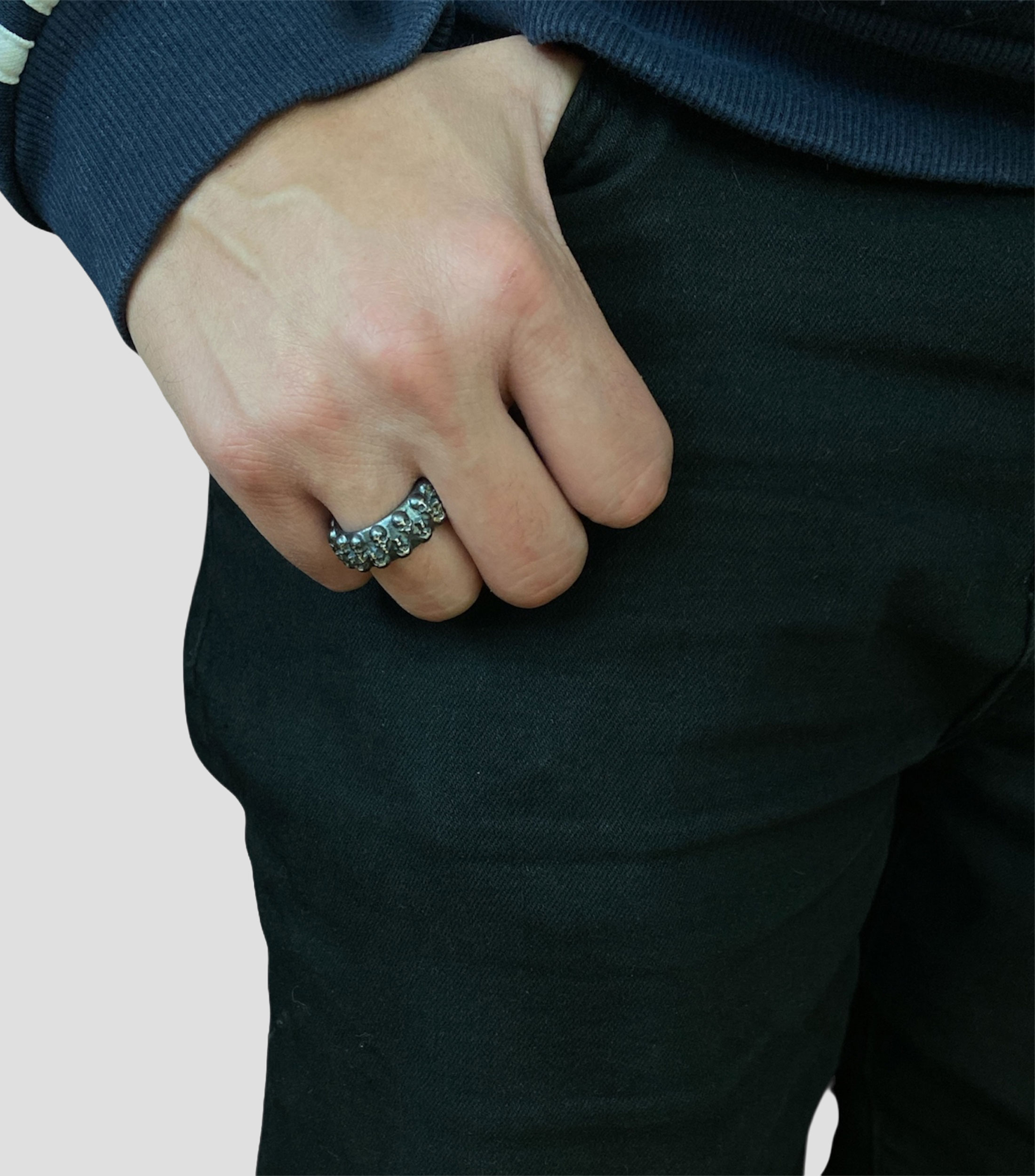 Anillo en Plata .925 Calaveras Unisex