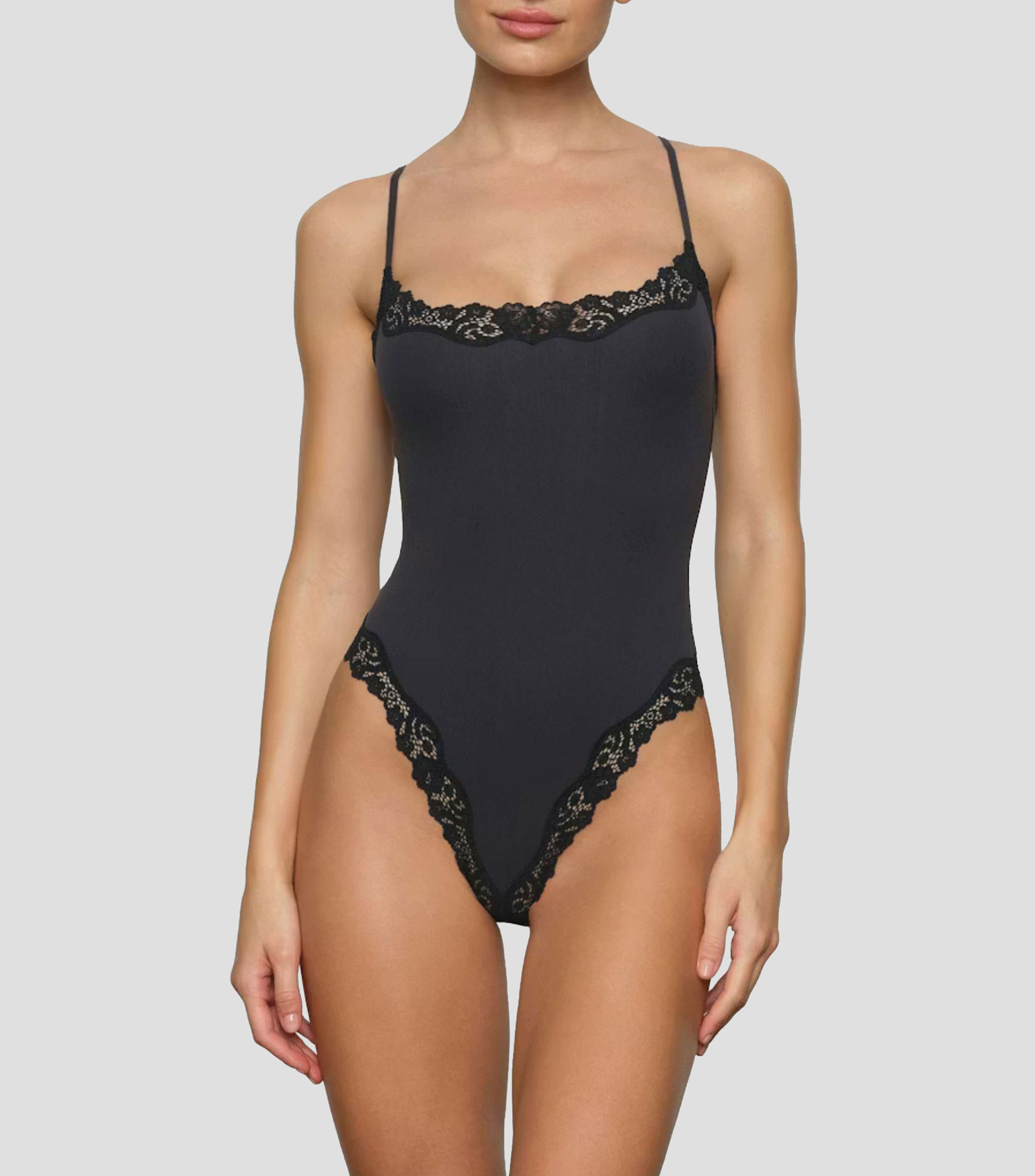 Body cuello redondo liso sin mangas Mujer