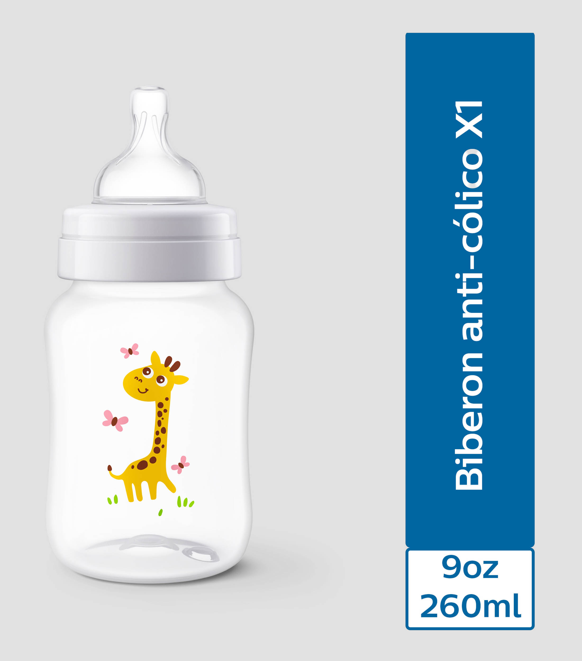 Biberón Anticólicos de 260 ml