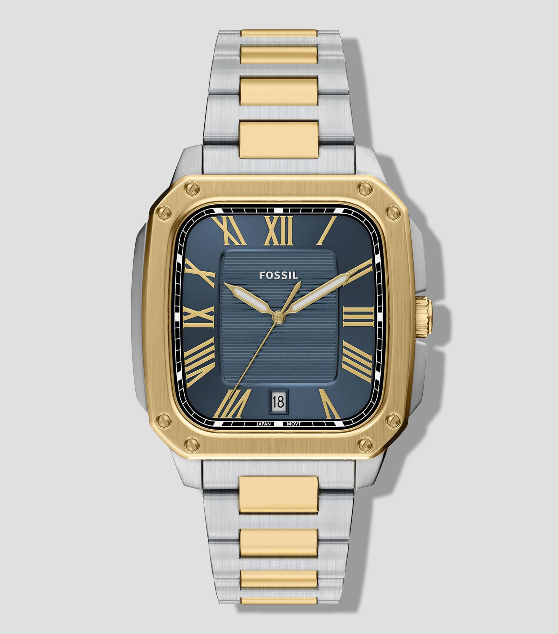 Reloj para Hombre Crosby Clásico Azul, Dorado