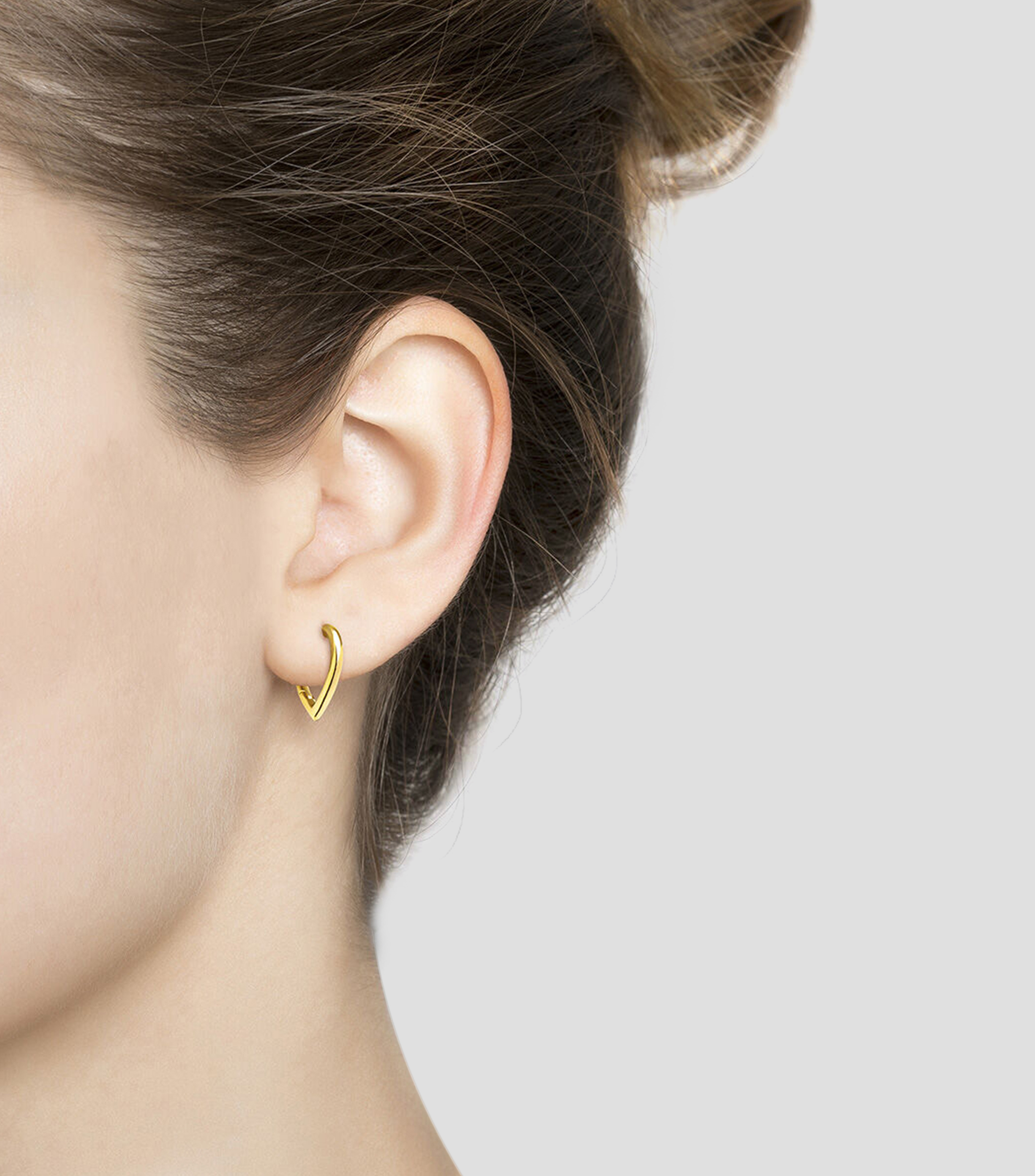 Aretes en plata Connector Criolla Mujer